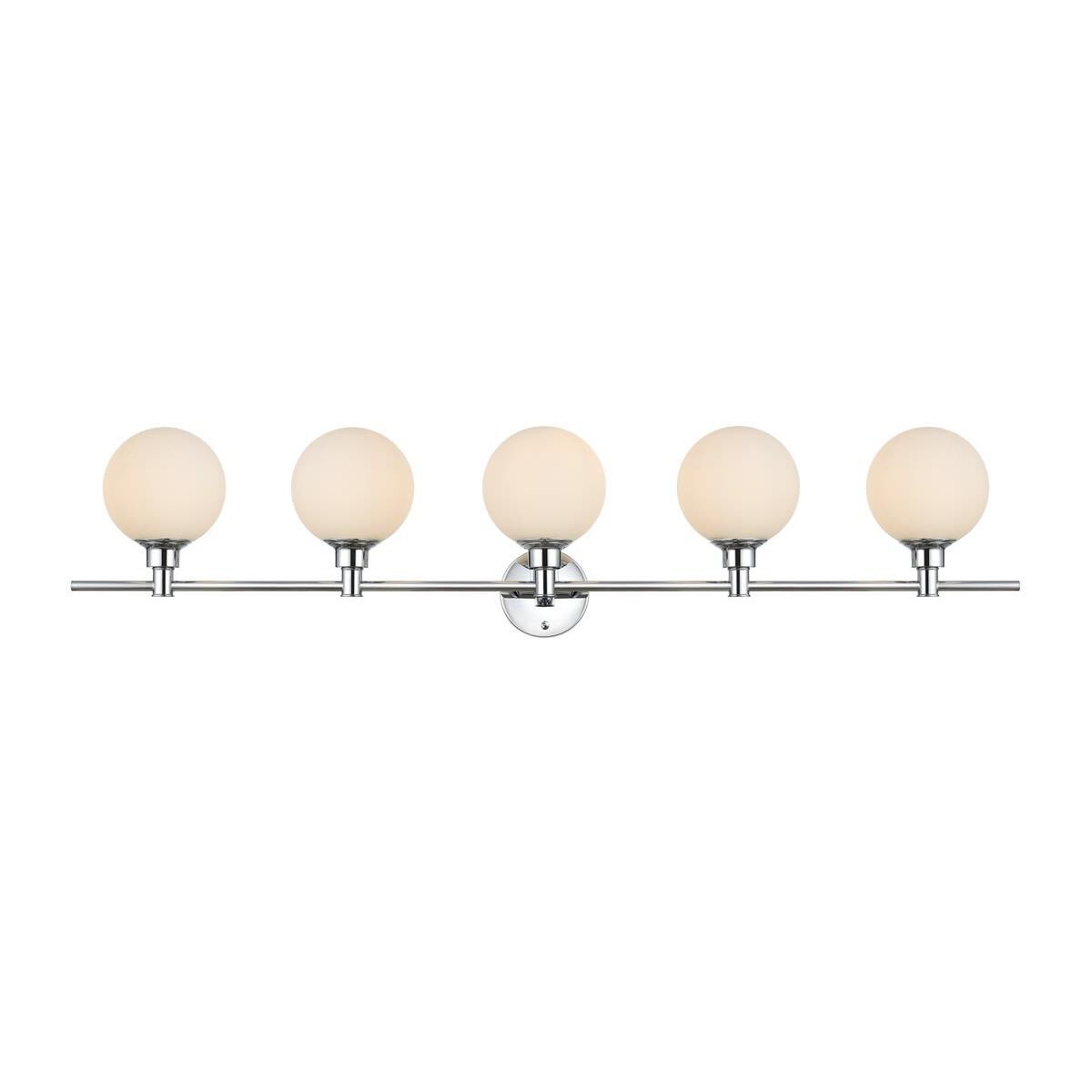 Cordelia 47 Inch 5 Light Bath Vanity Light by Elegant Lighting