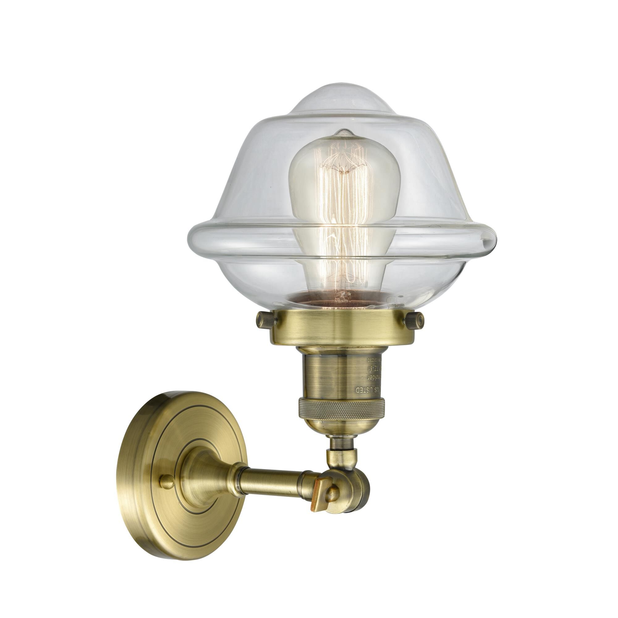 Bruno Marashlian Small Oxford 7 Inch 1 Light Semi Flush Mount by Innovations Lighting