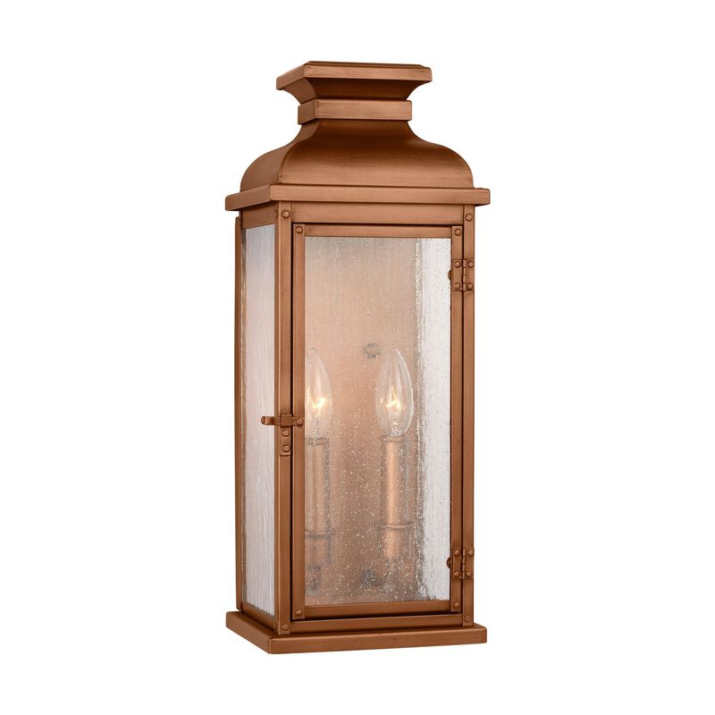 Sean Lavin Pediment 18 Inch 2 Light Outdoor Wall Light by Visual Comfort Studio