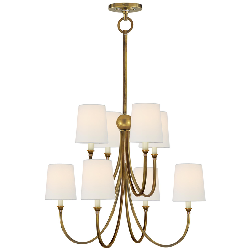 Thomas O'Brien Reed 26 Inch 8 Light Chandelier by Visual Comfort Signature Collection