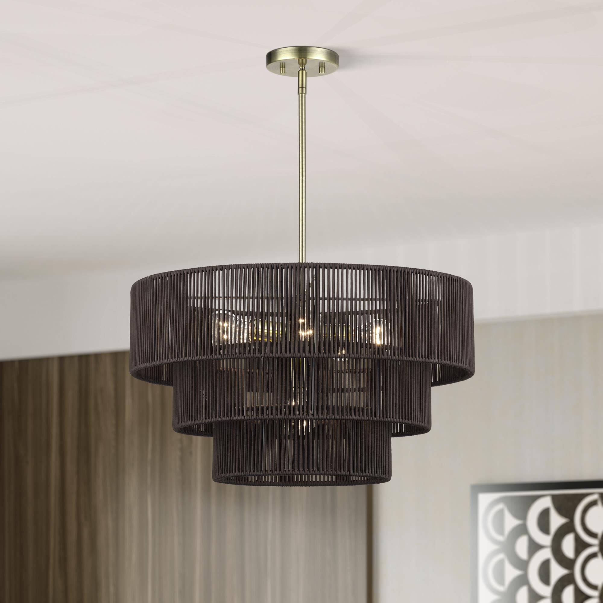 Acordia 23 Inch Large Pendant by Livex Lighting
