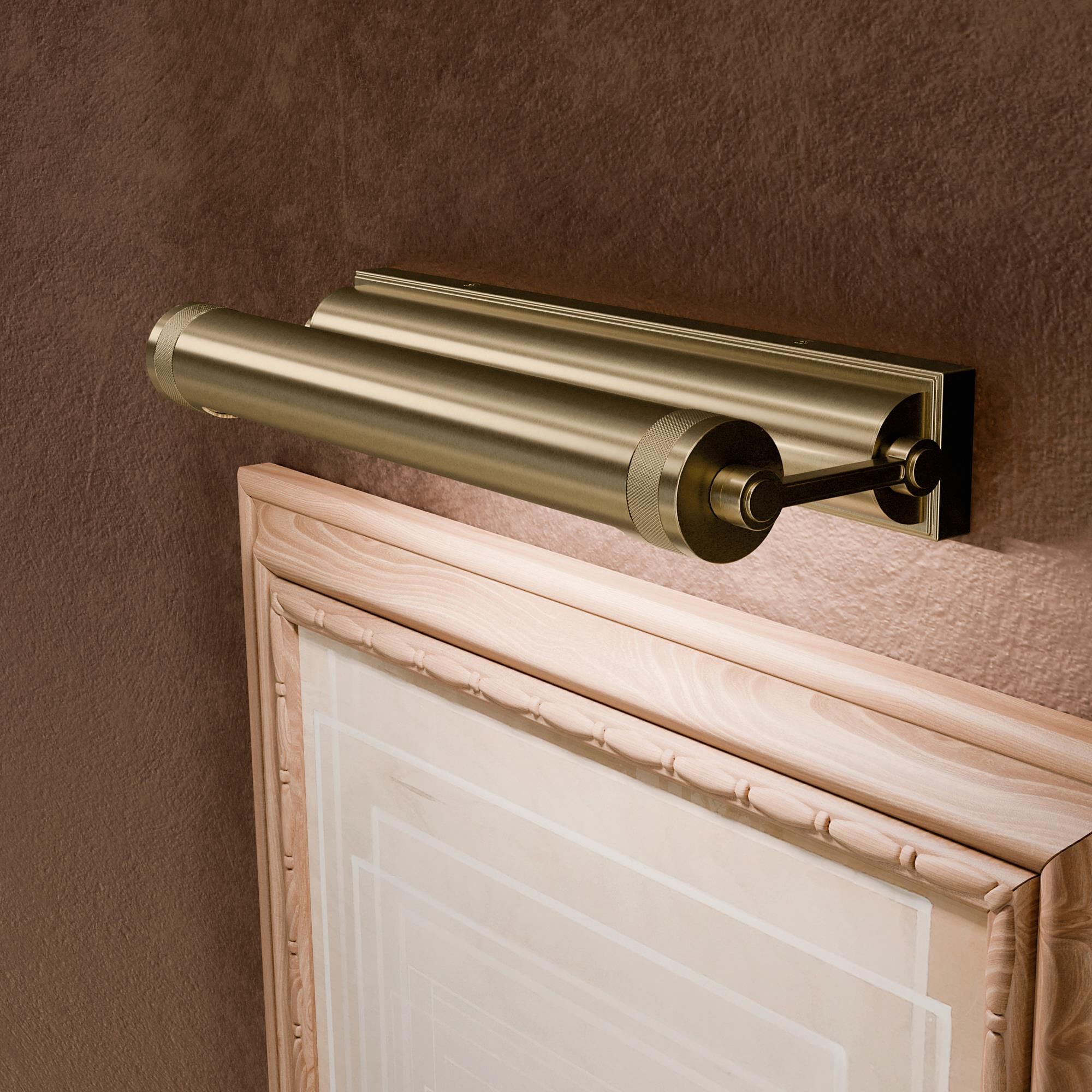 Shown in Champagne Bronze finish and Metal shade
