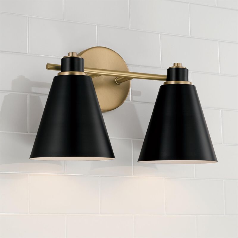 Bradley 15 Inch 2 Light Bath Vanity Light by Capital Lighting Fixture Company