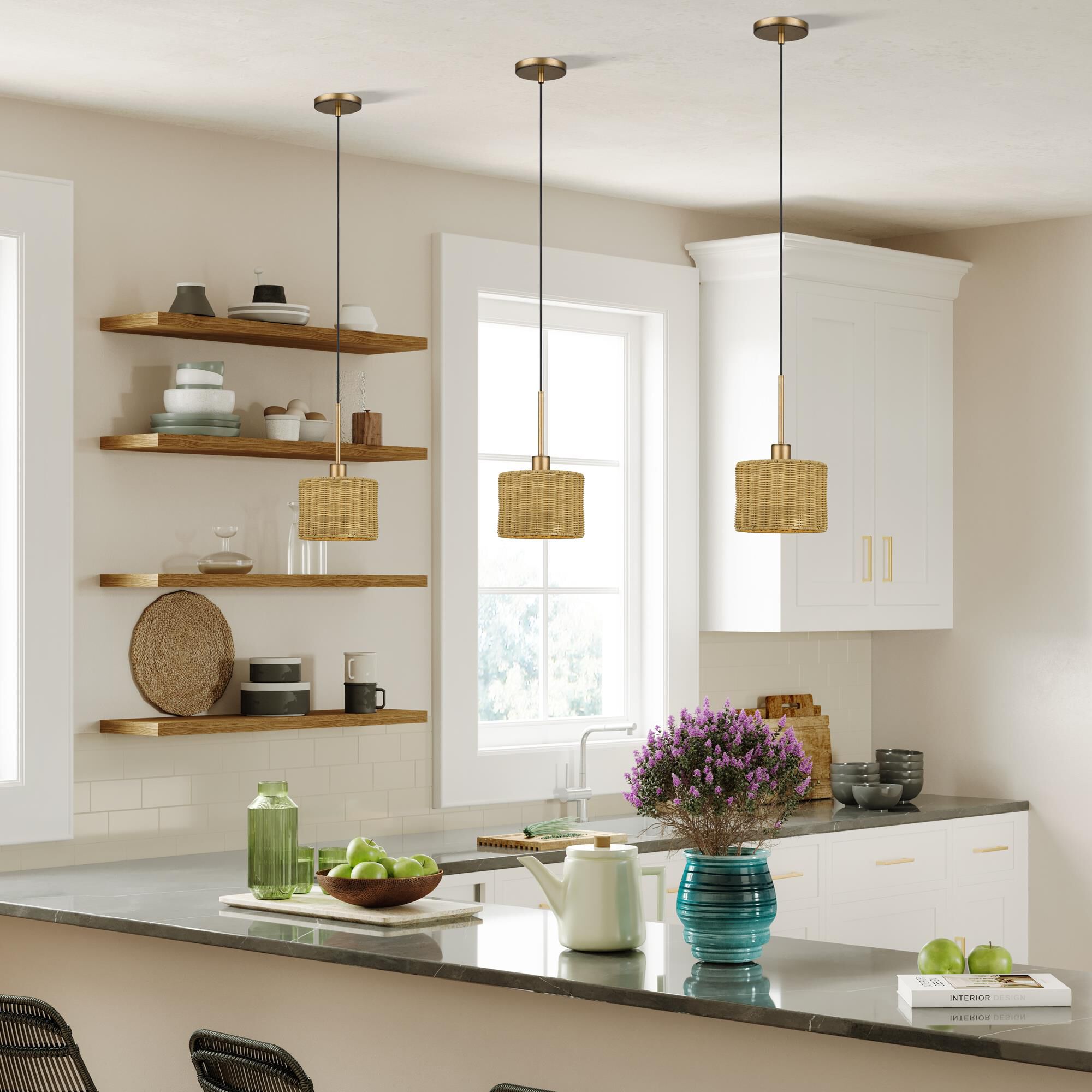 Weavington 9 Inch Mini Pendant by Livex Lighting