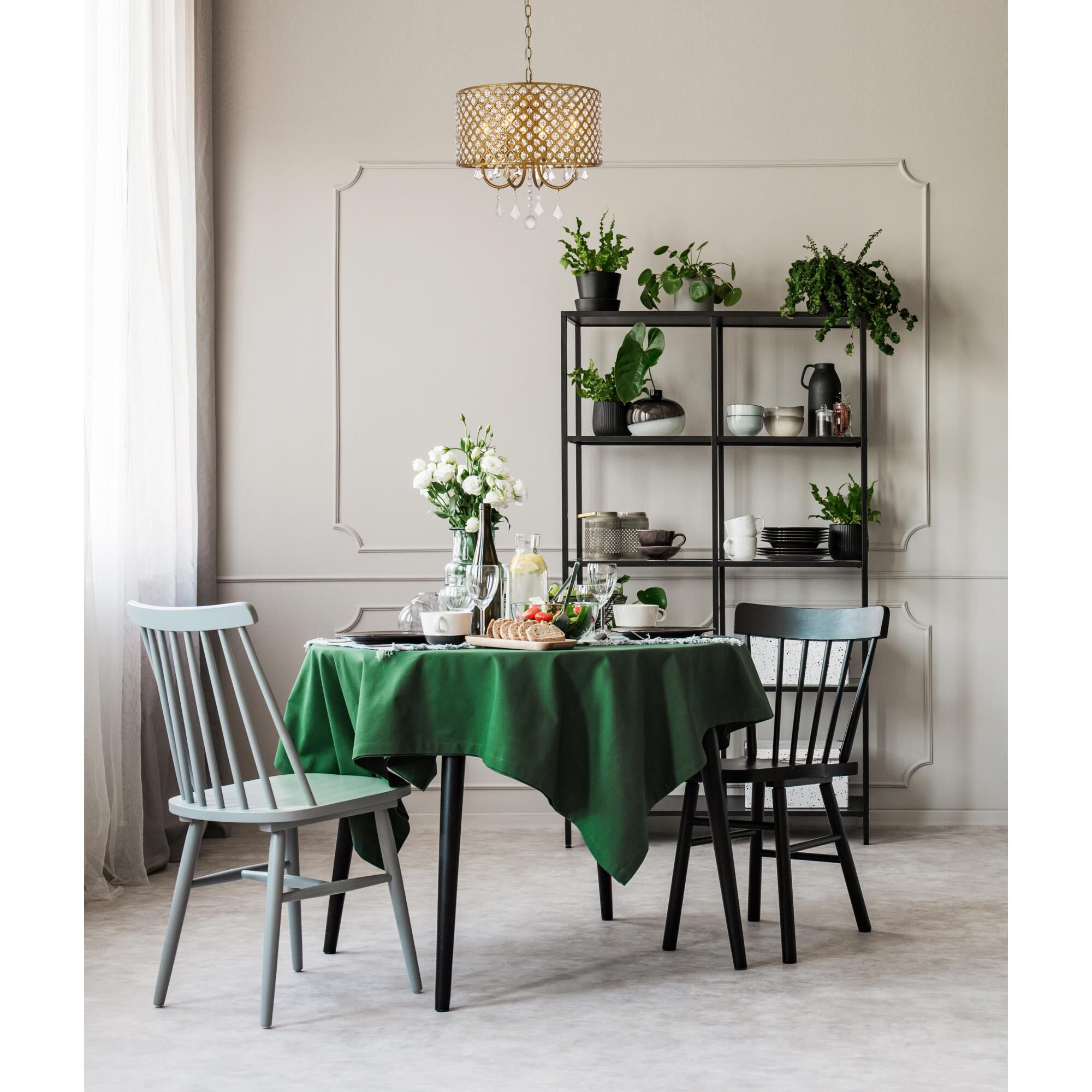 Elise 17 Inch 4 Light Mini Chandelier by Elegant Lighting