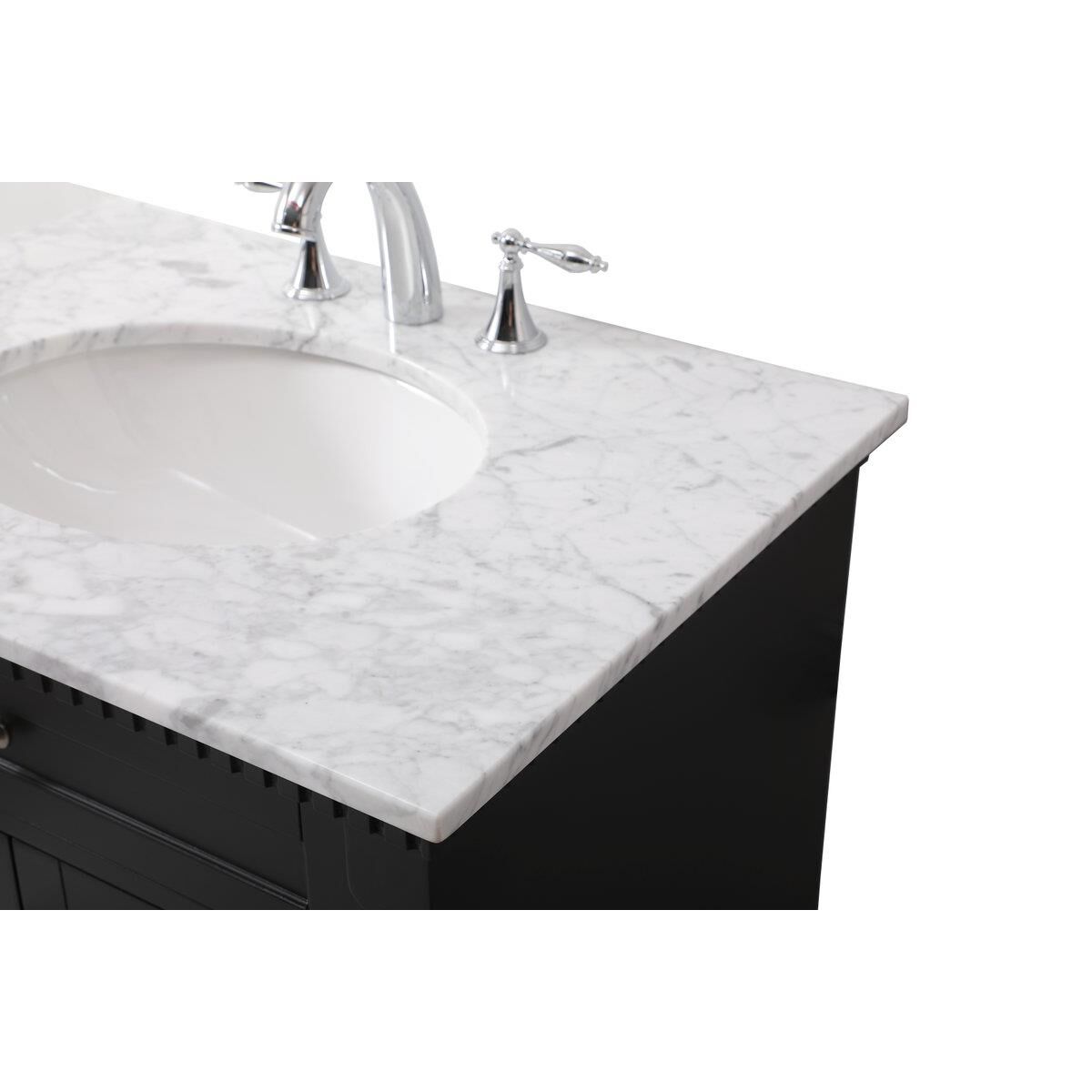 Shown in Black finish