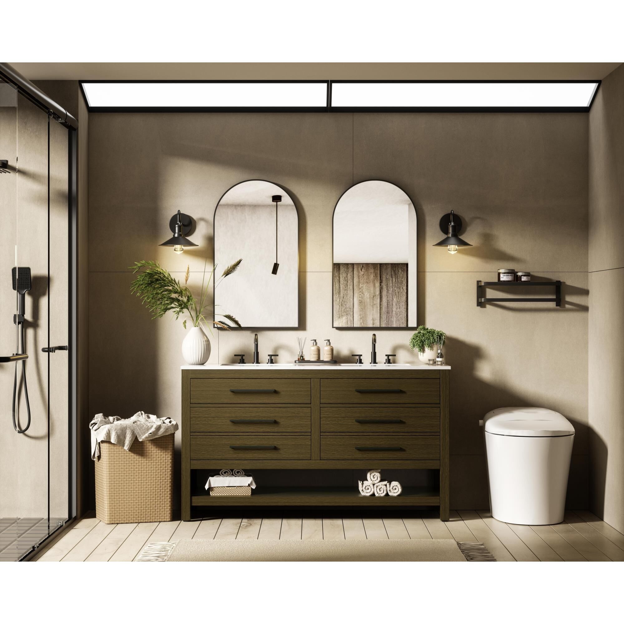 Shown in Chestnut Brown finish