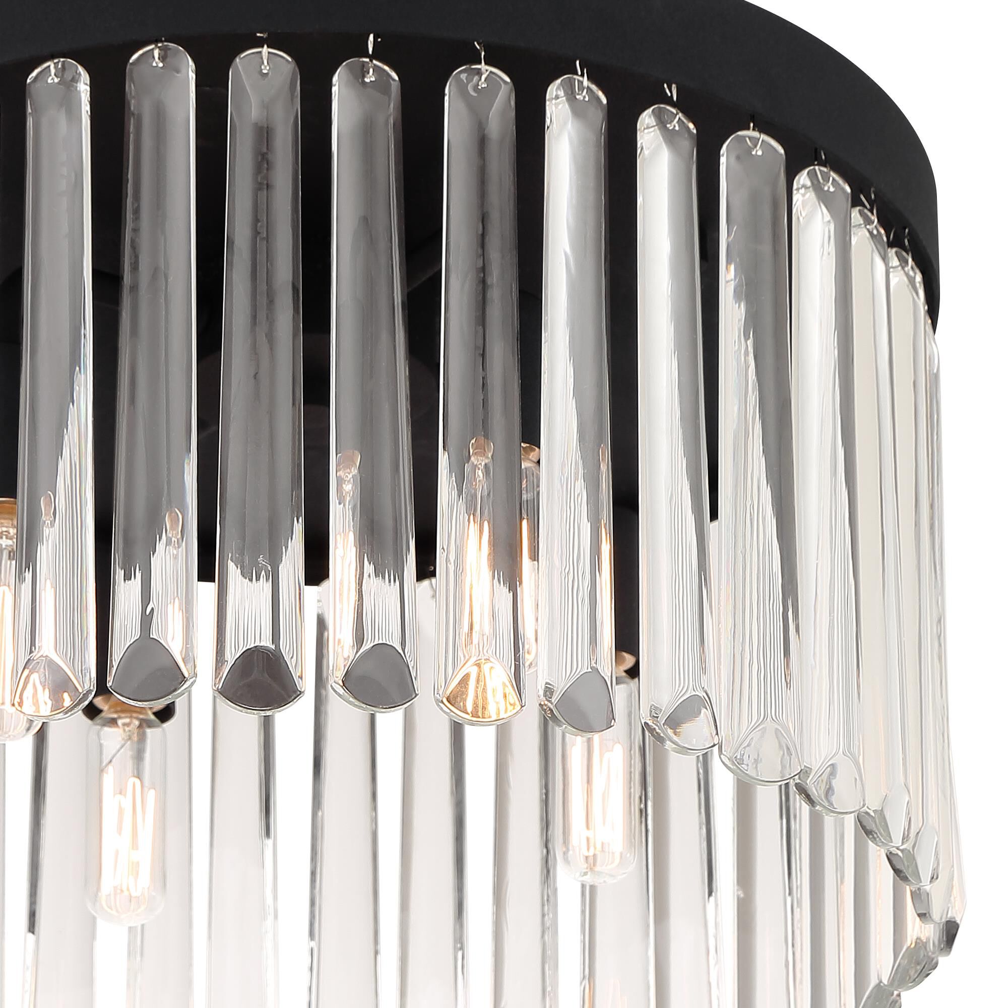 Emory 15 Inch 4 Light Flush Mount by Crystorama