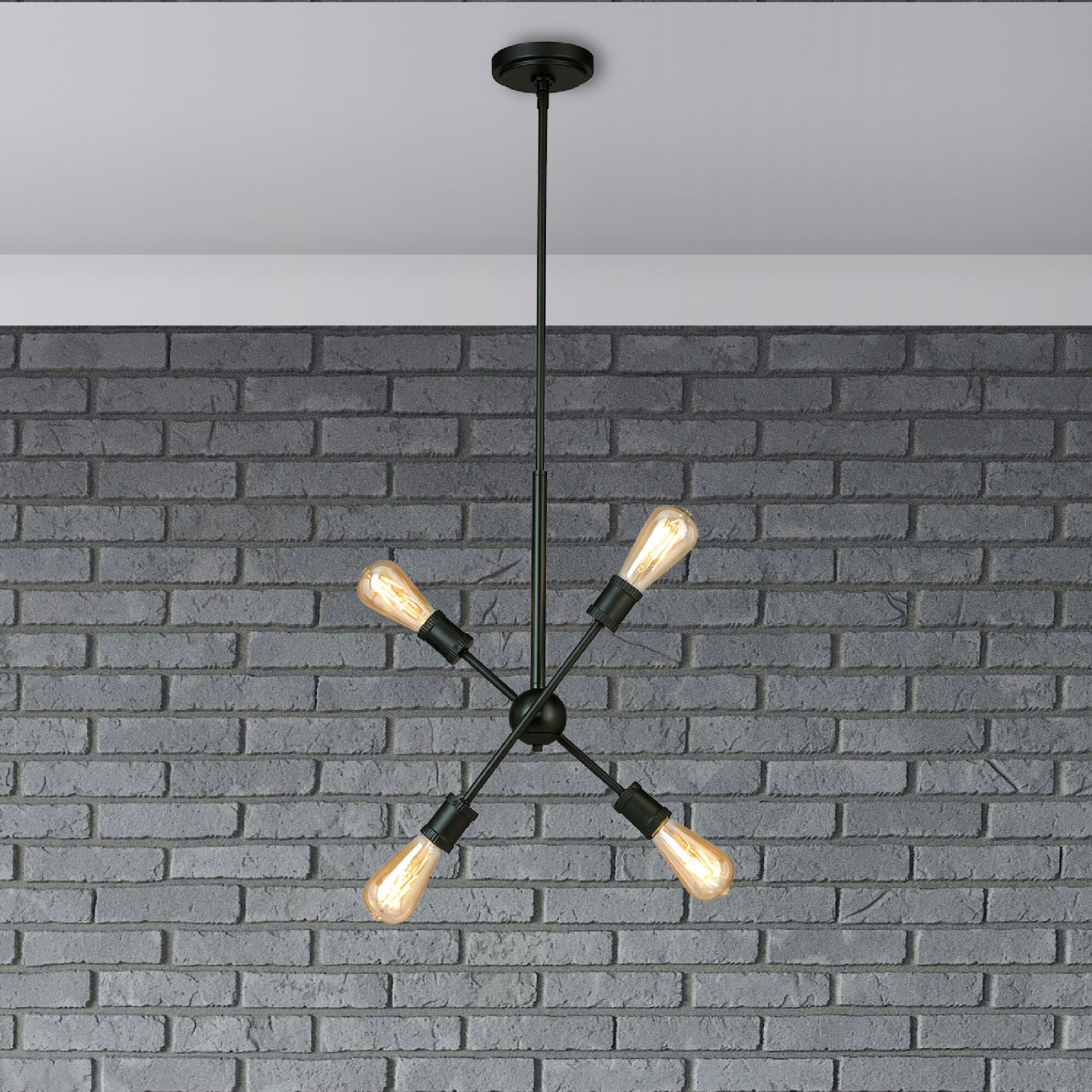 Shown in Black finish