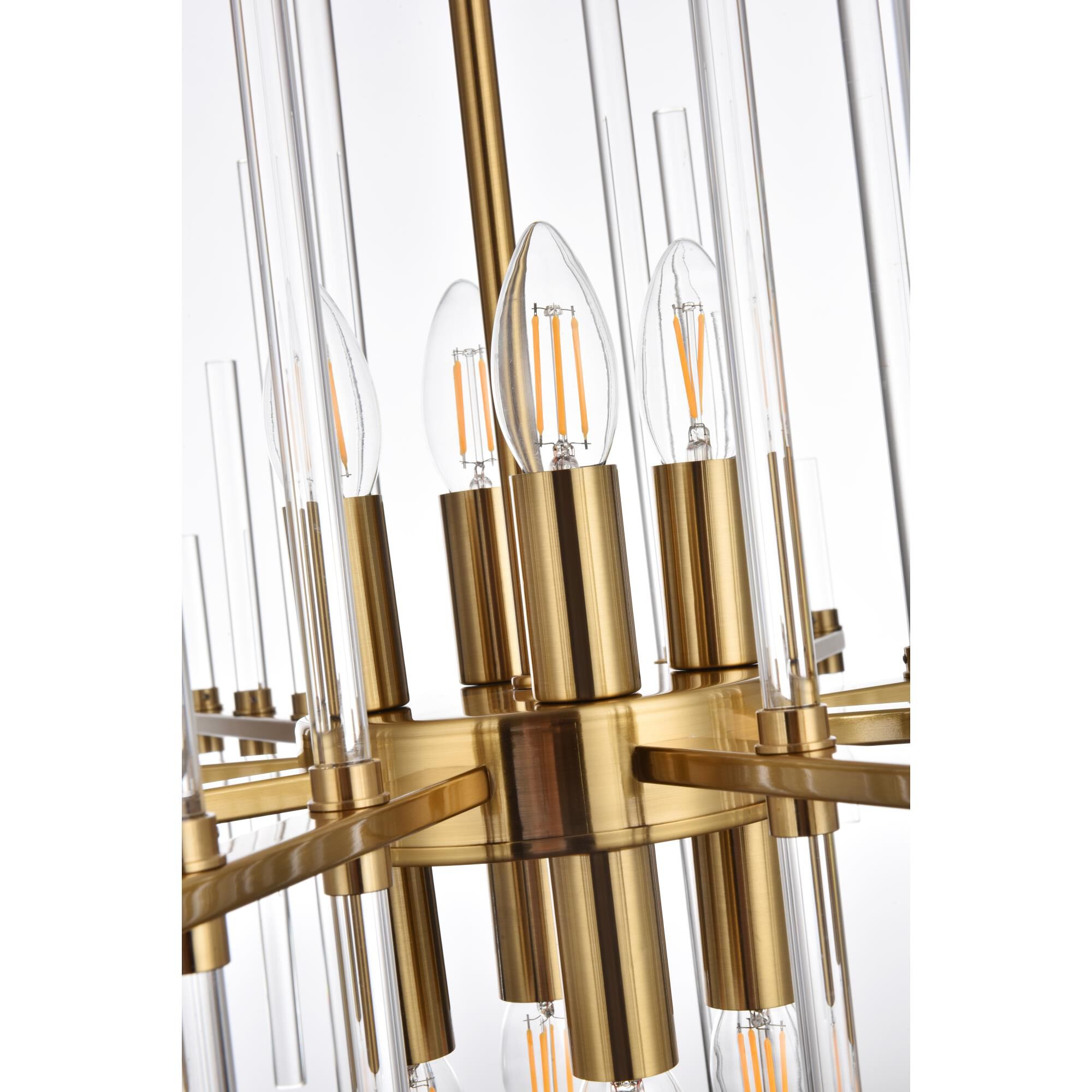 Sienna 27 Inch 8 Light Chandelier by Elegant Lighting