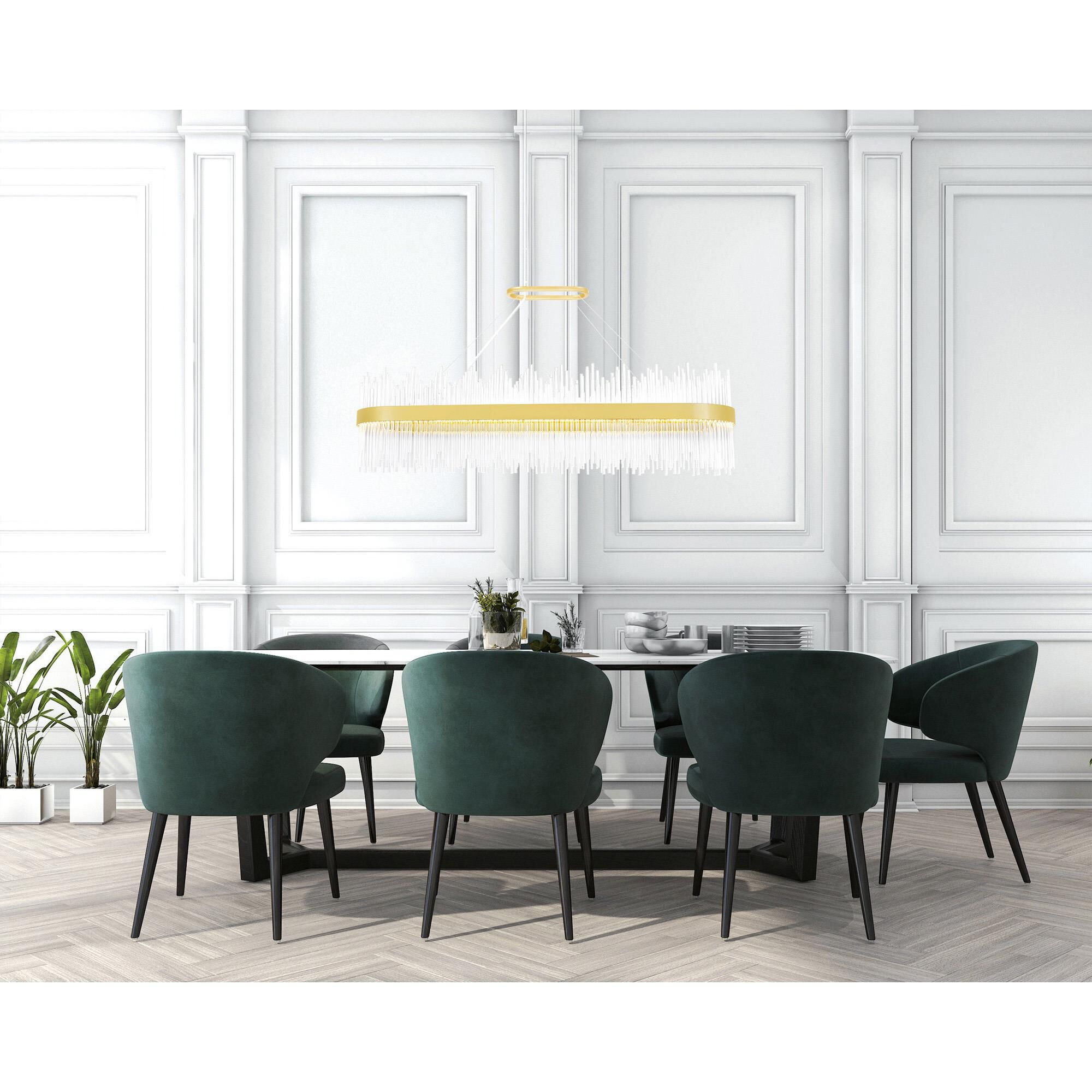 CWI Lighting Genevieve 47 Inch LED Linear Suspension Light