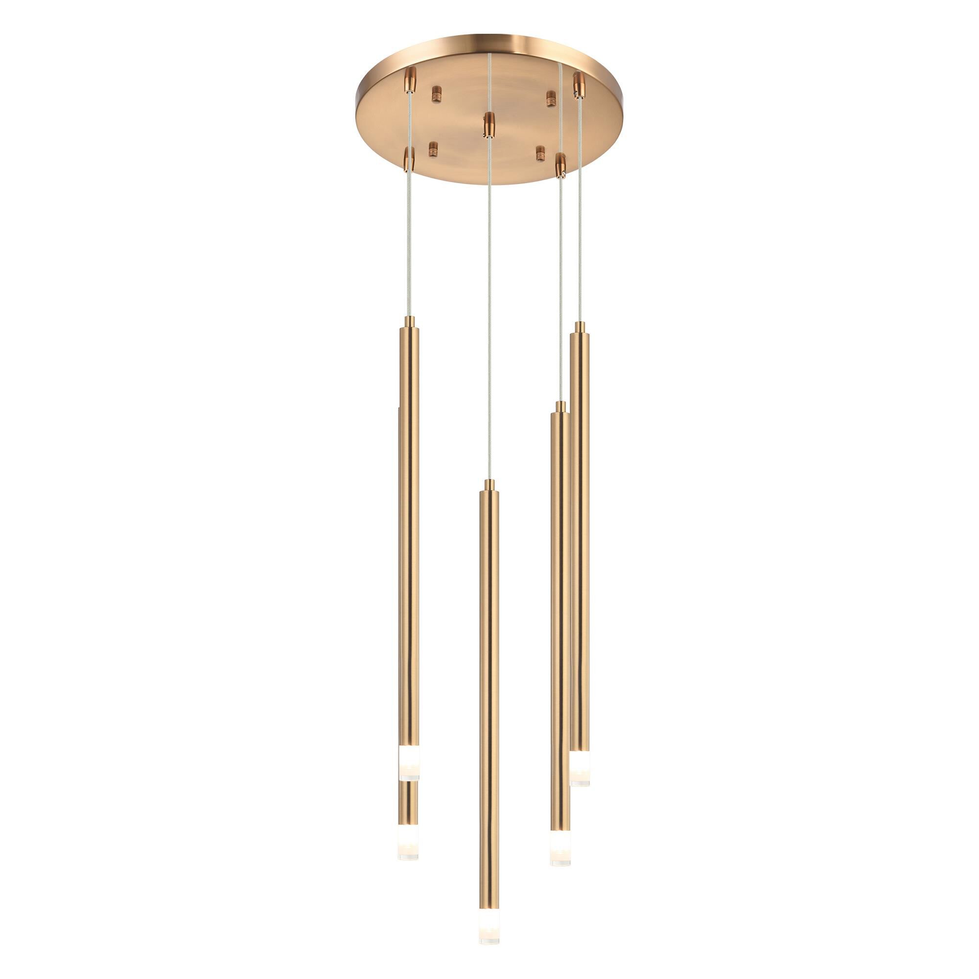 Reigndrop 5 Light LED Multi Light Pendant by Matteo Lighting