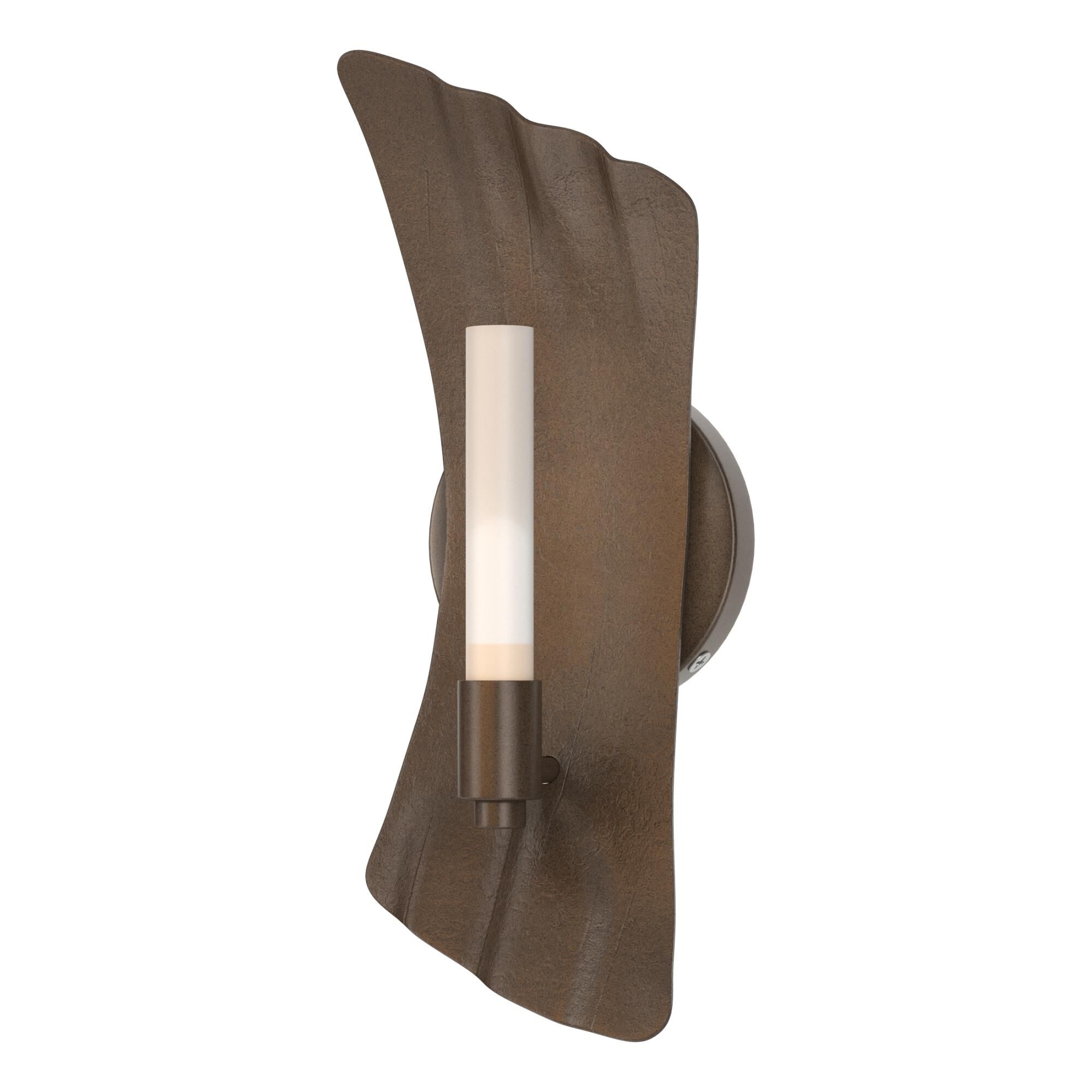 Shown in Bronze finish and Frosted glass