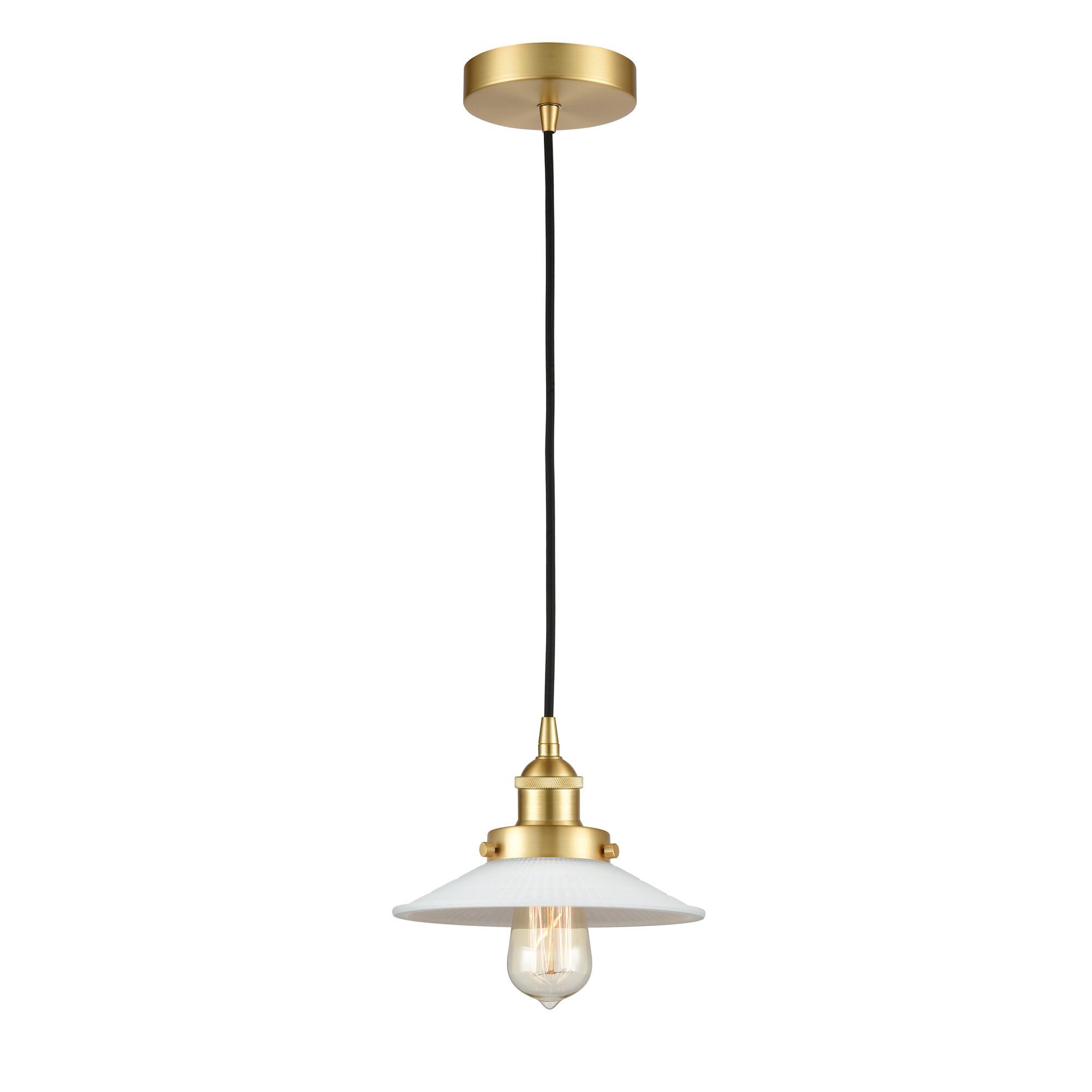 Bruno Marashlian Halophane 9 Inch Mini Pendant by Innovations Lighting