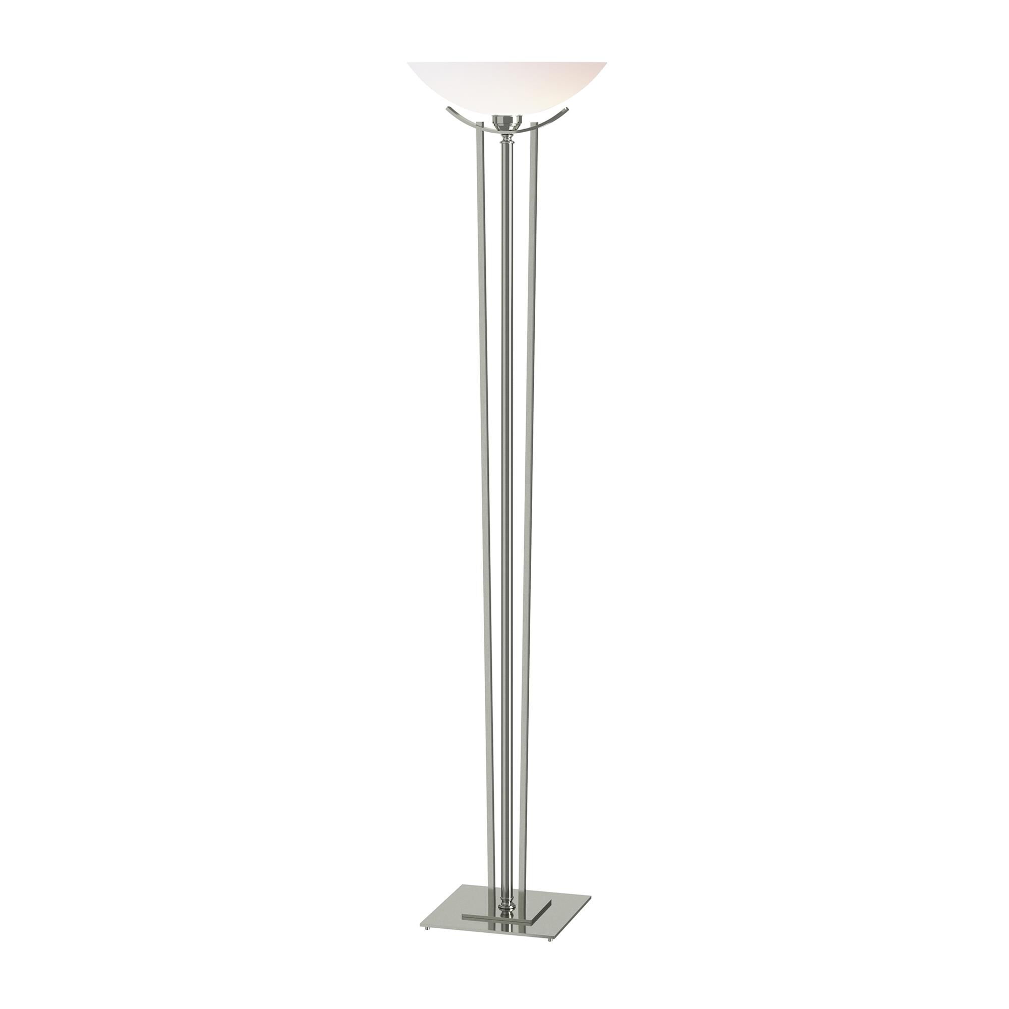 Shown in Sterling finish and Opal glass