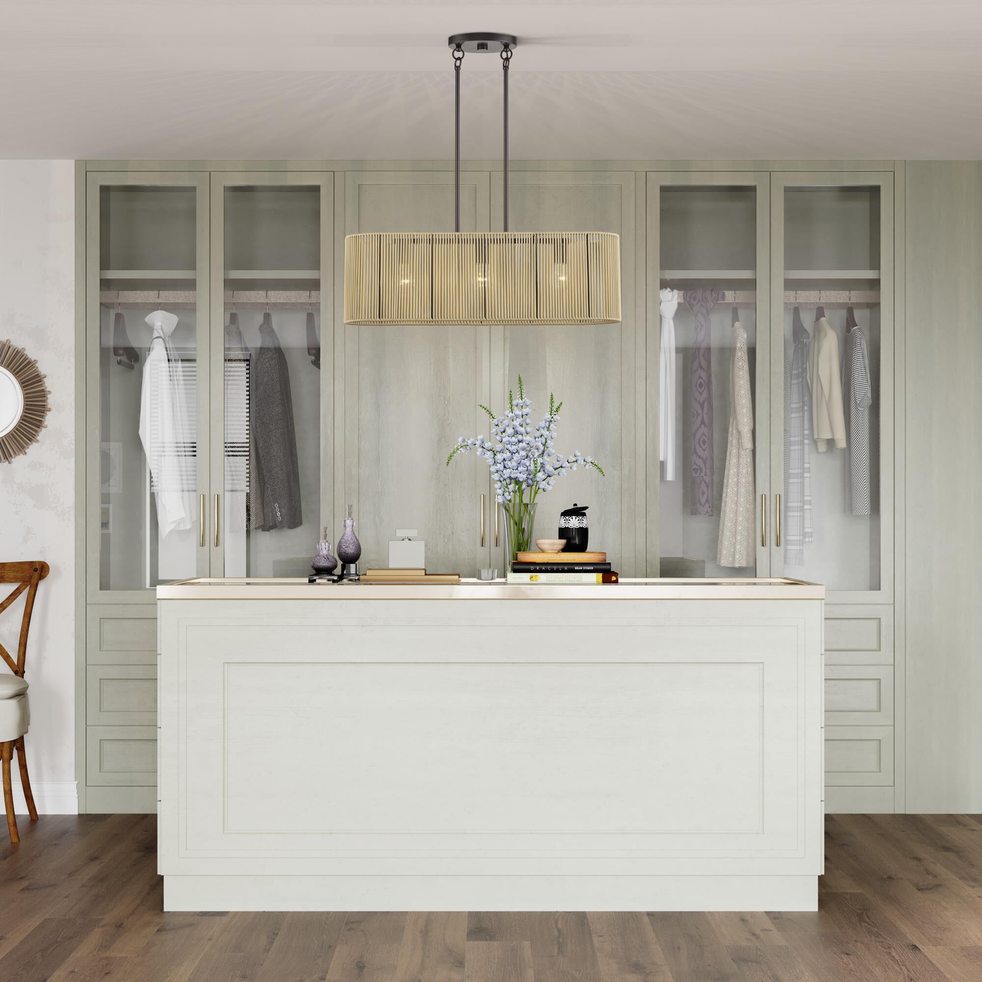 Goldiemesh 30 Inch Linear Suspension Light by Livex Lighting