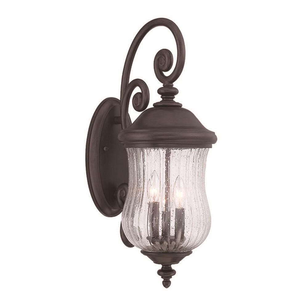 Bellagio 24 Inch Tall 3 Light Outdoor Wall Light by Acclaim Lighting