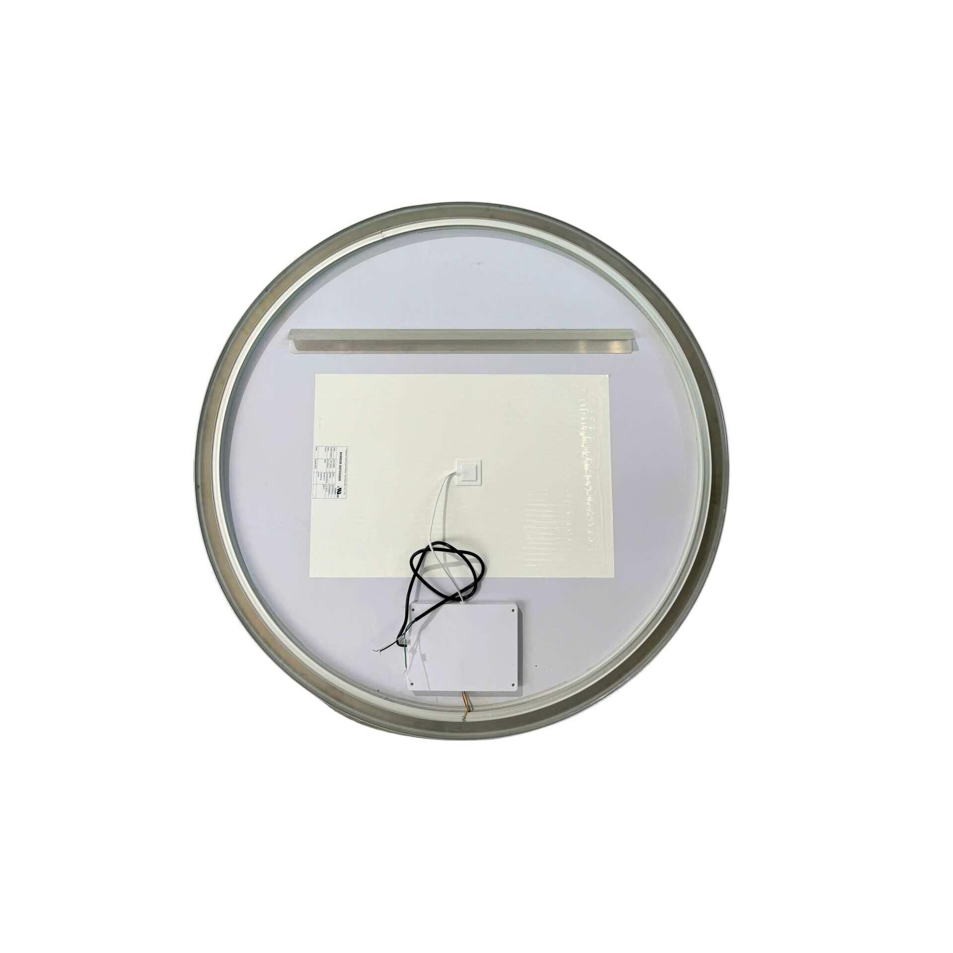 Harmoni 42 Inch Round LED Lighted Mirror by Elegant Decor