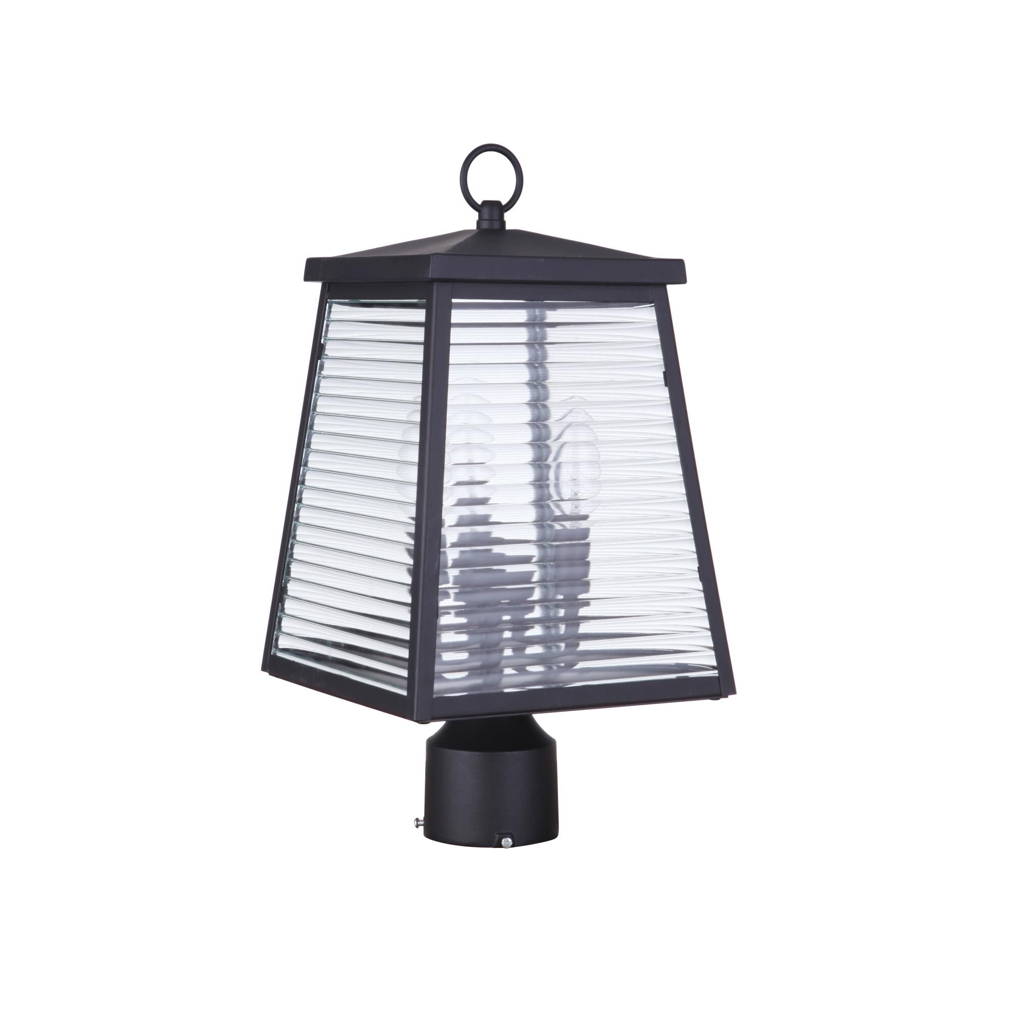 Armstrong 16 Inch Tall 3 Light Outdoor Post Lamp by Craftmade