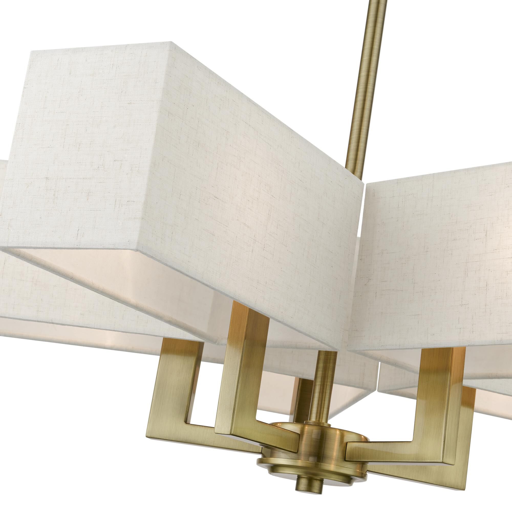 Rubix 24 Inch 5 Light Chandelier by Livex Lighting