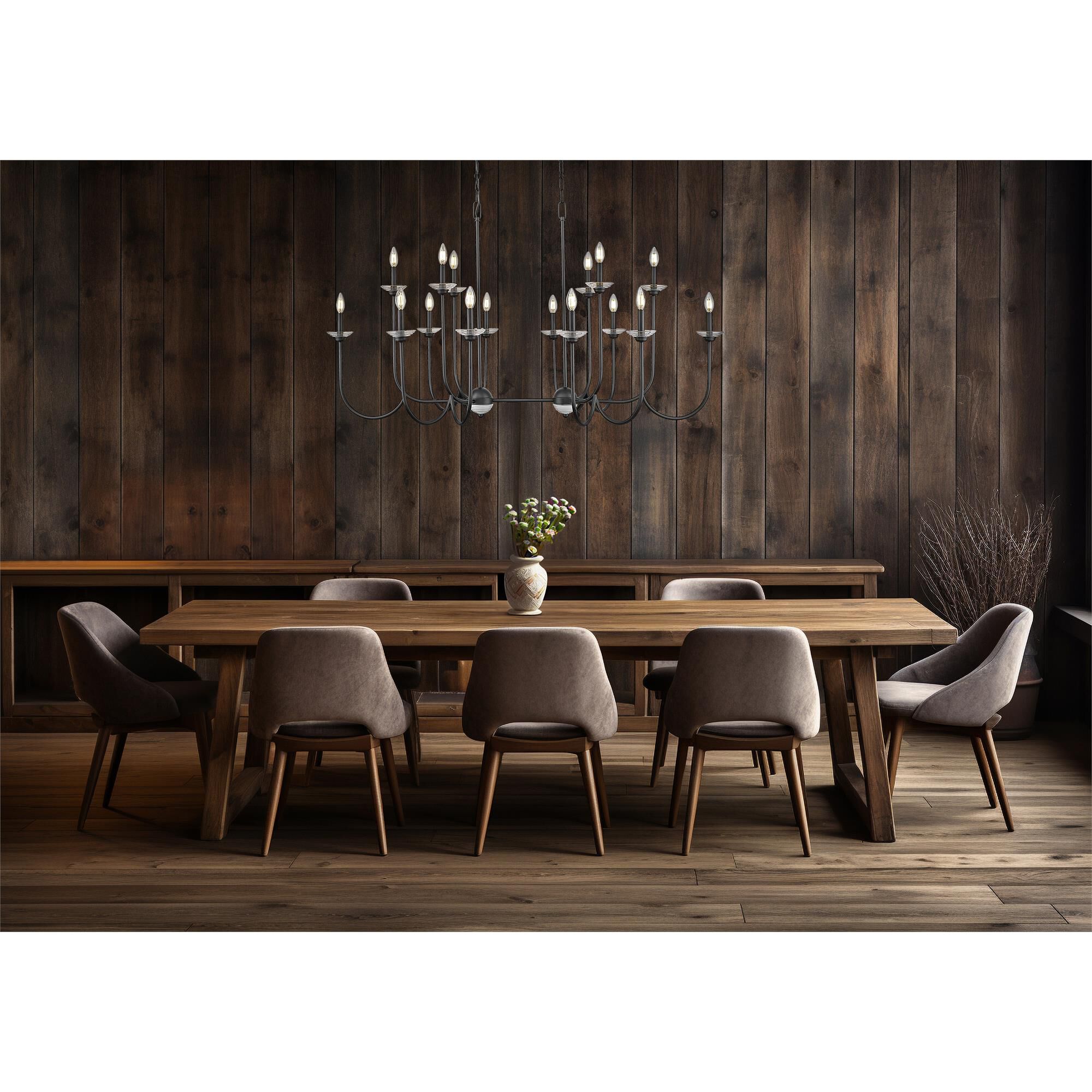 Shown in Matte Black finish and Clear Ribbed glass and Clear Ribbed shade