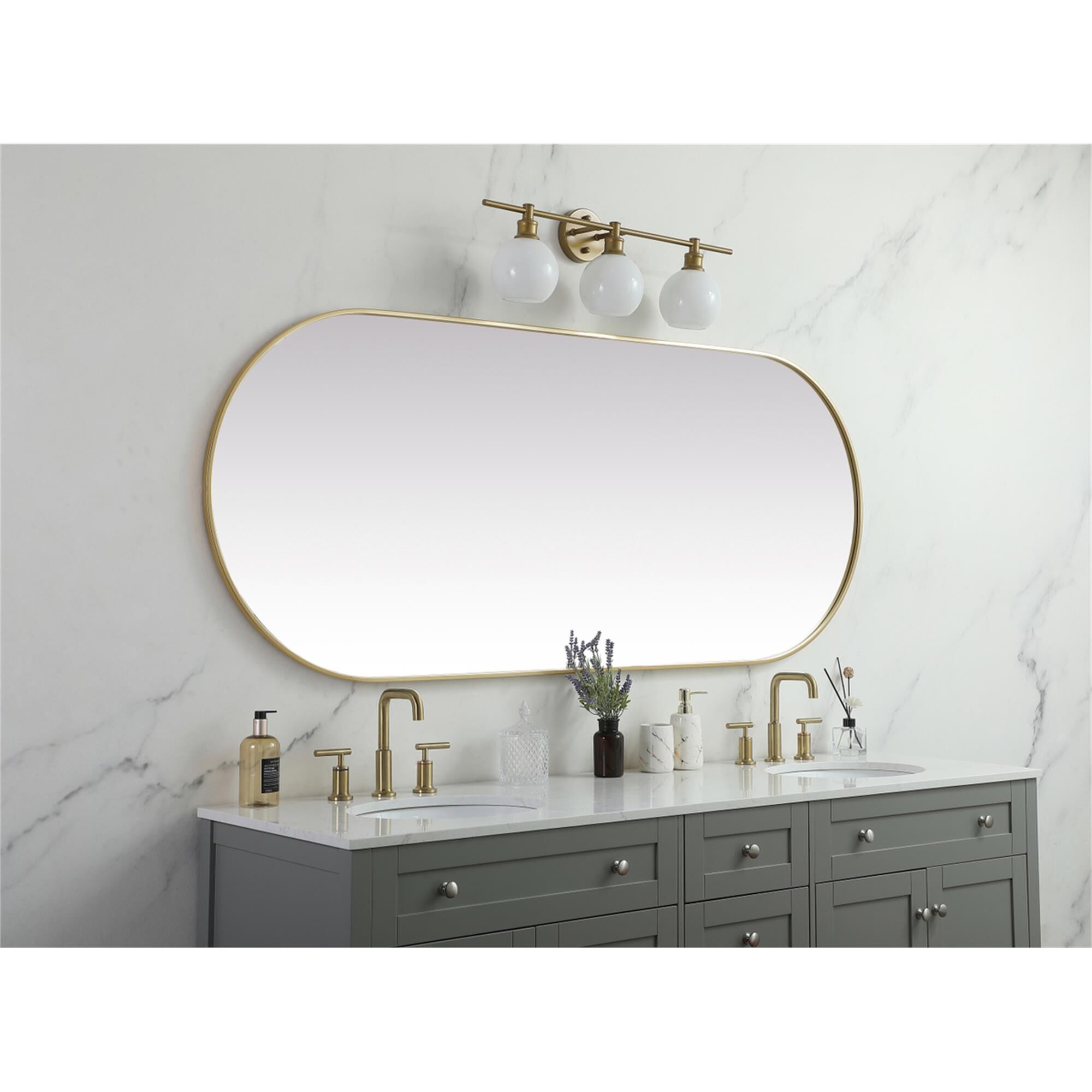 Shown in Brass finish