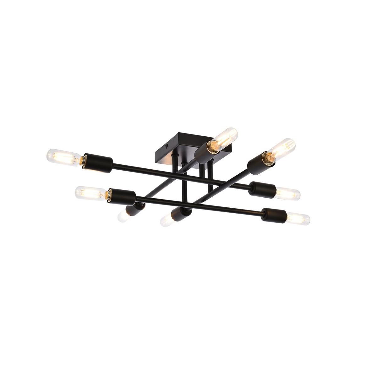 Jeanne 46 Inch 2 Light Flush Mount by Elegant Lighting