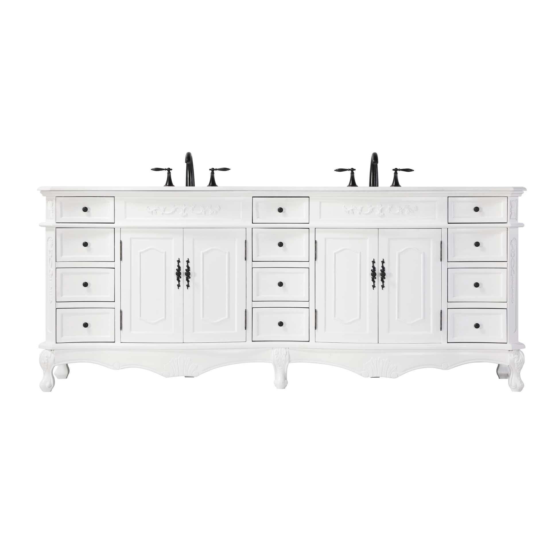 Shown in Antique White finish