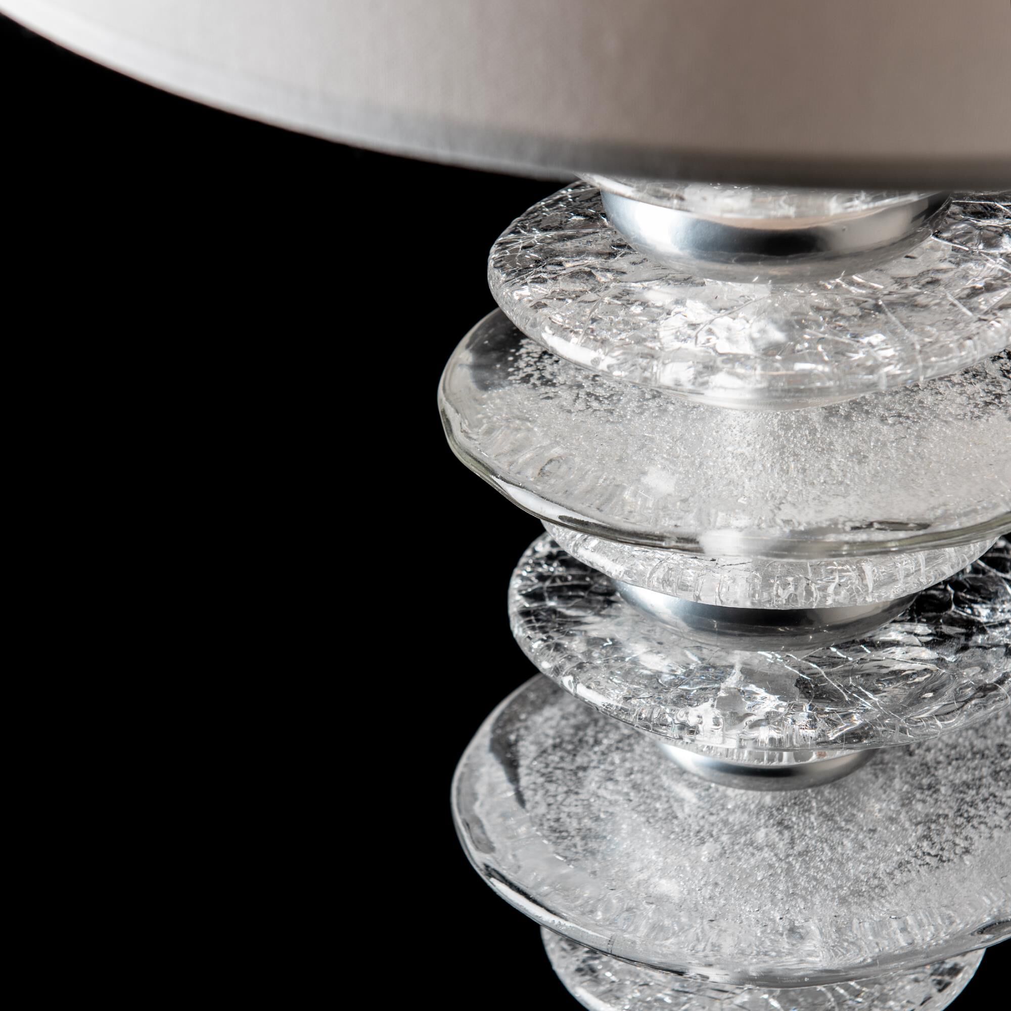 Shown in Sterling finish and White shade