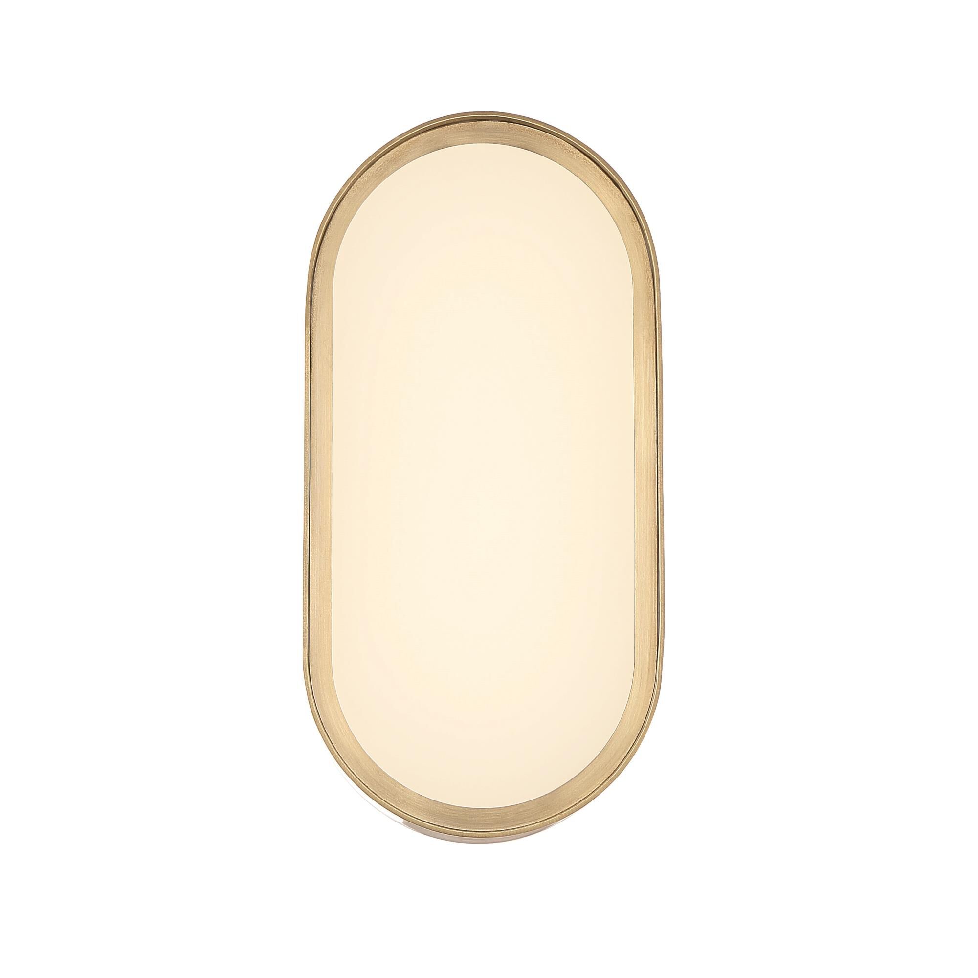 Shown in Satin Brass finish and White Frosted glass and Glass shade