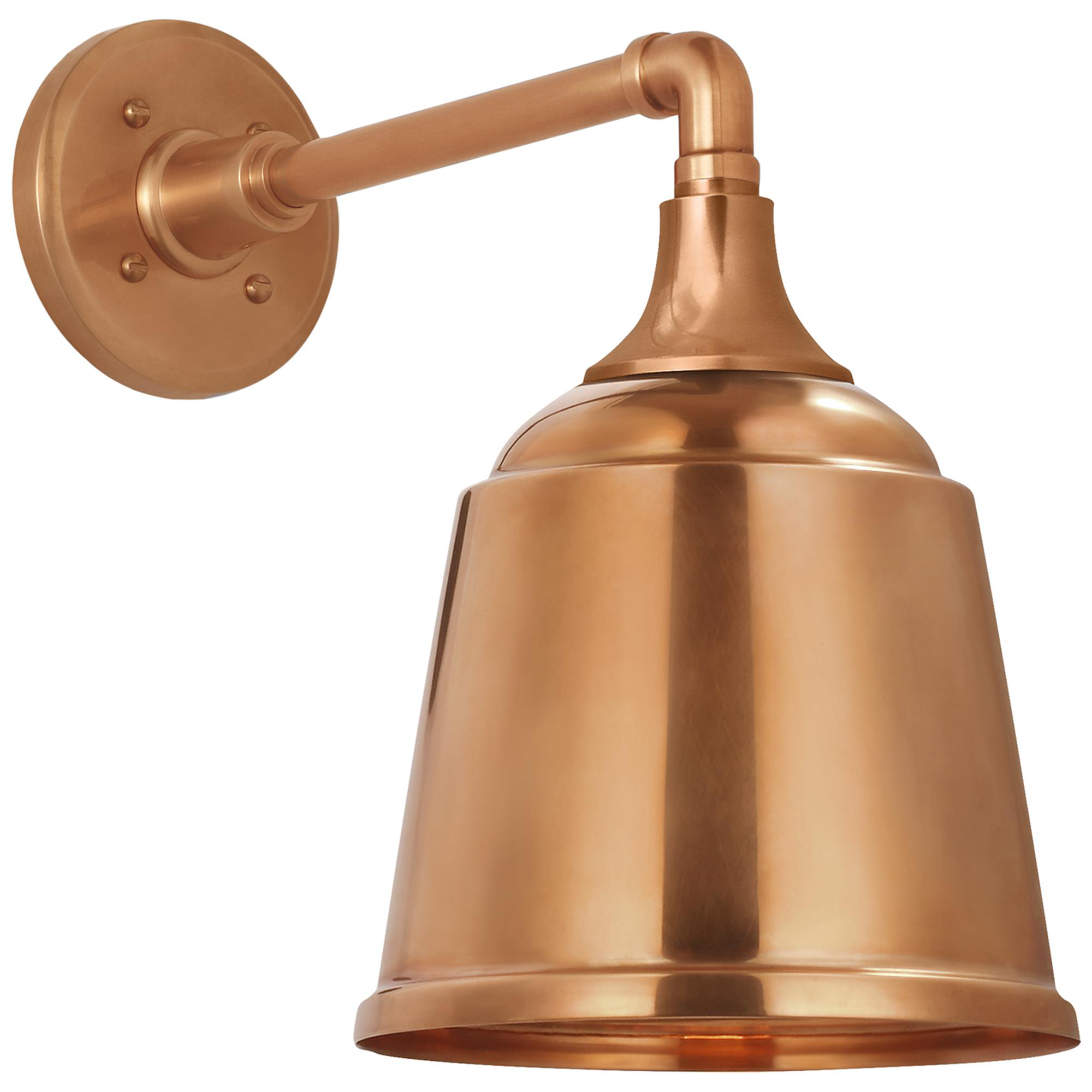 Shown in Soft Copper finish and Soft Copper Rockhouse shade