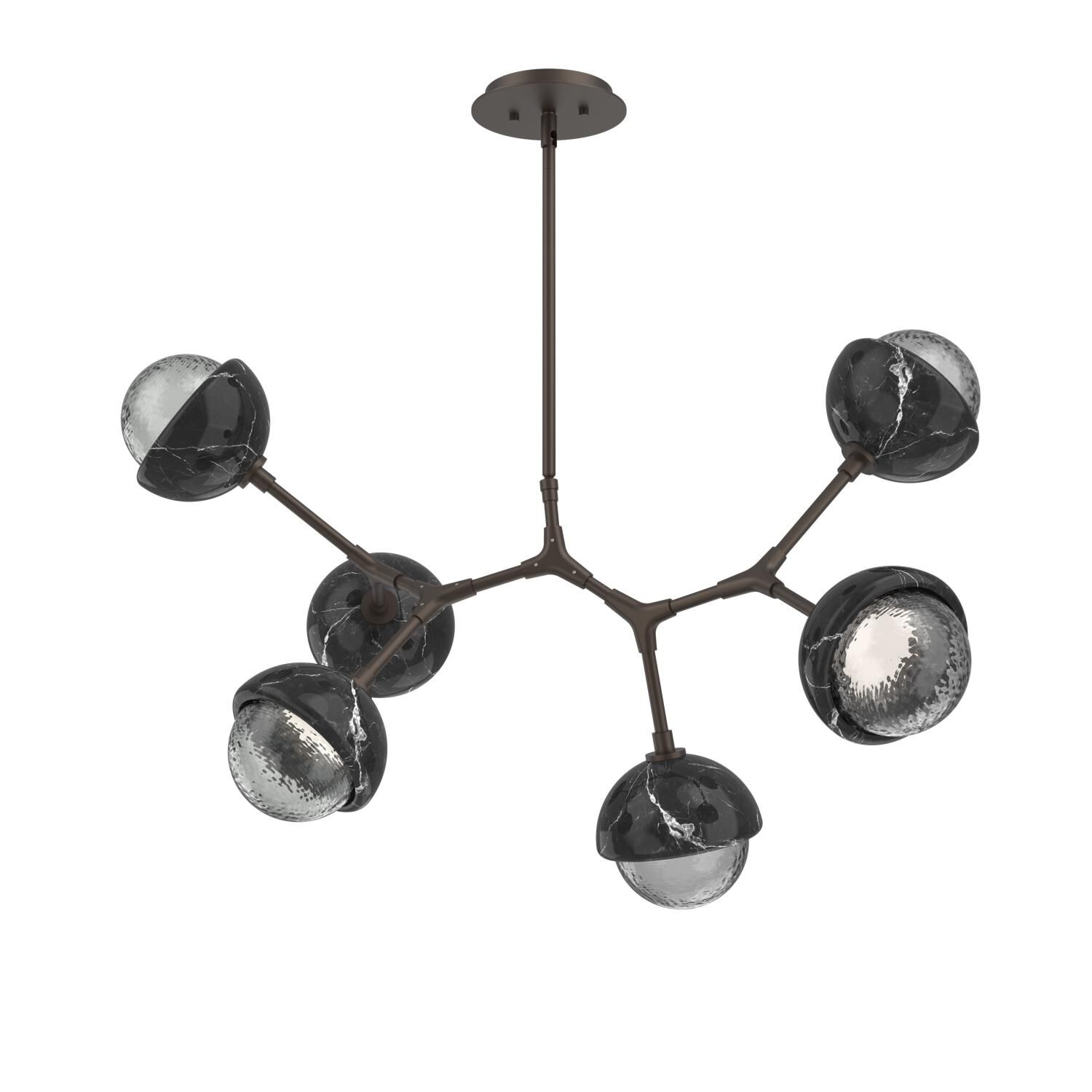 Levi Wilson Cabochon 31 Inch Linear Suspension Light by Hammerton Studio