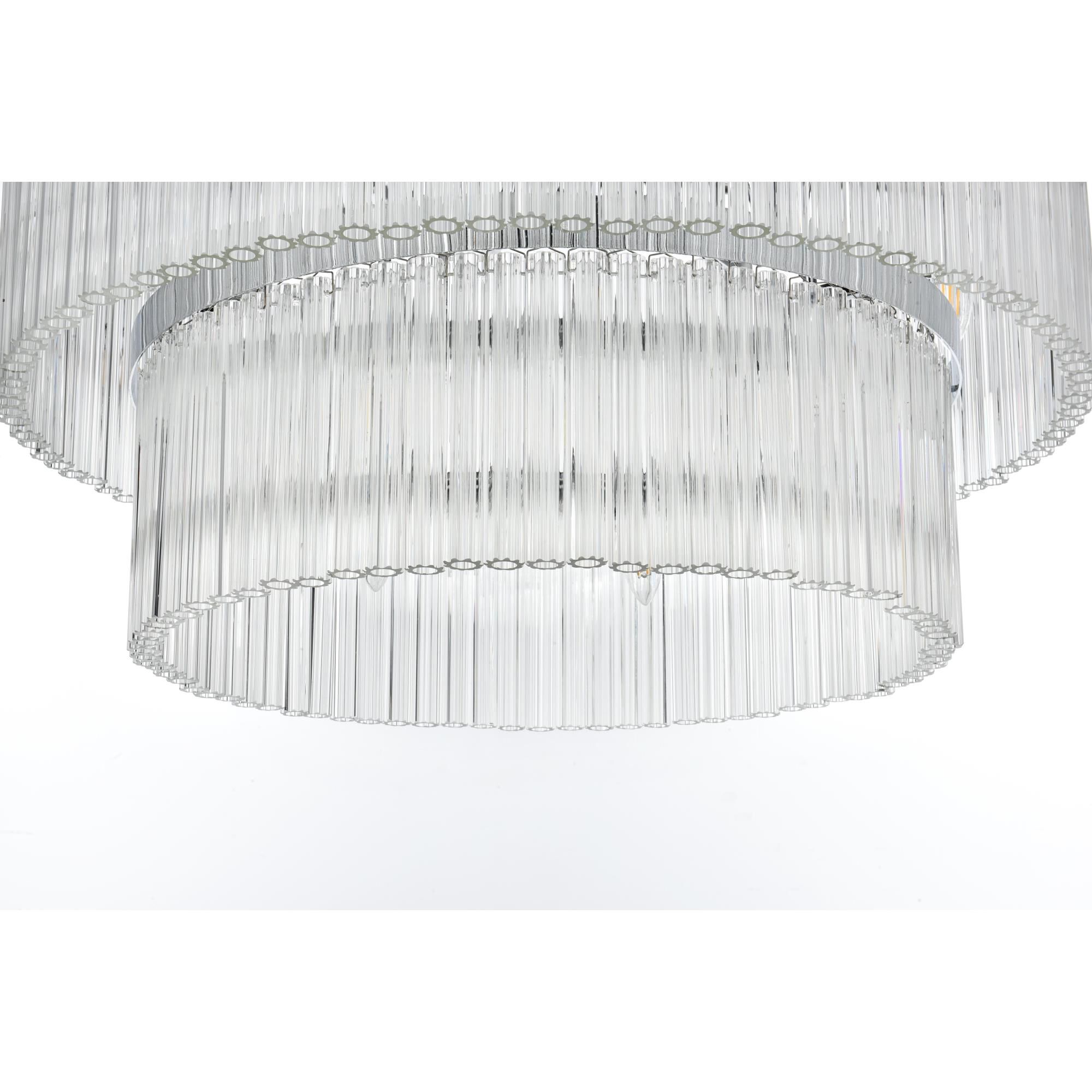 Harlow 32 Inch Chandelier by Elegant Lighting