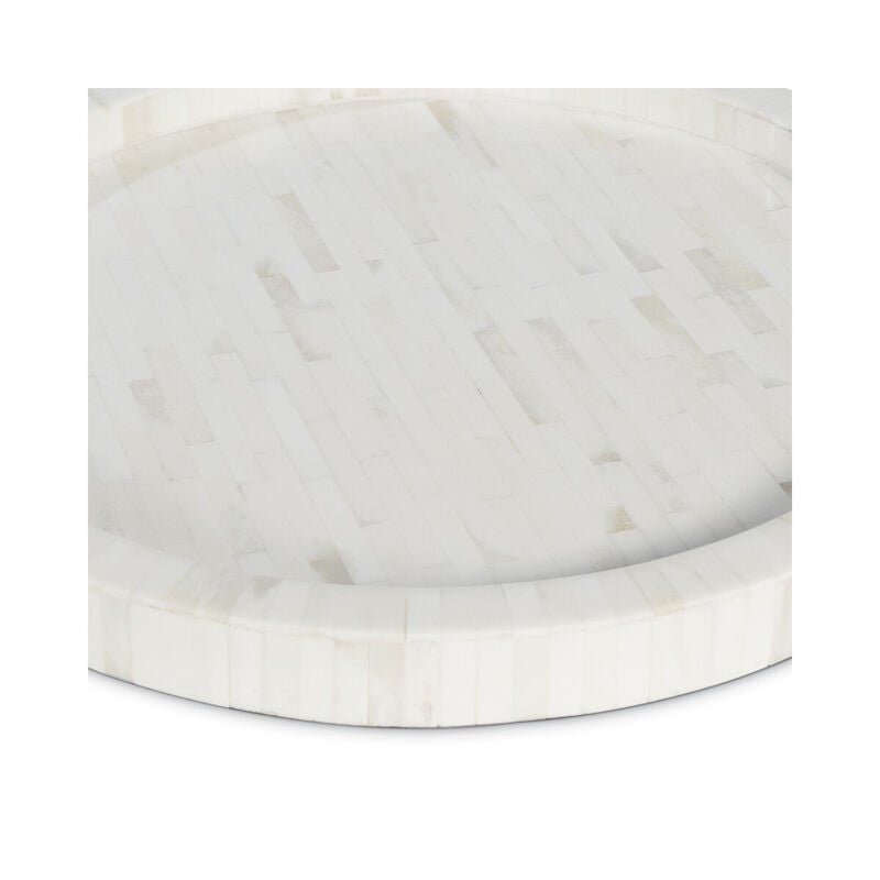 Bone and Indigo Tray by Regina Andrew