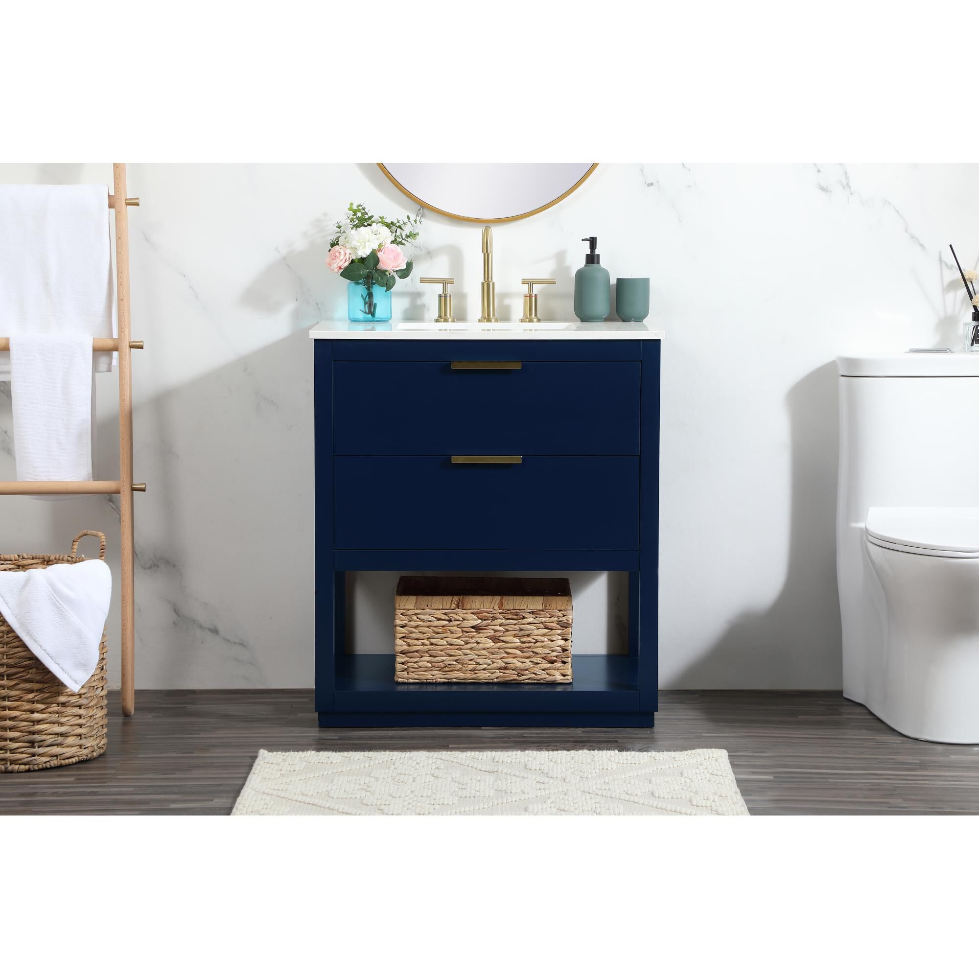 Larkin 30 Inch Bath Vanity by Elegant Decor