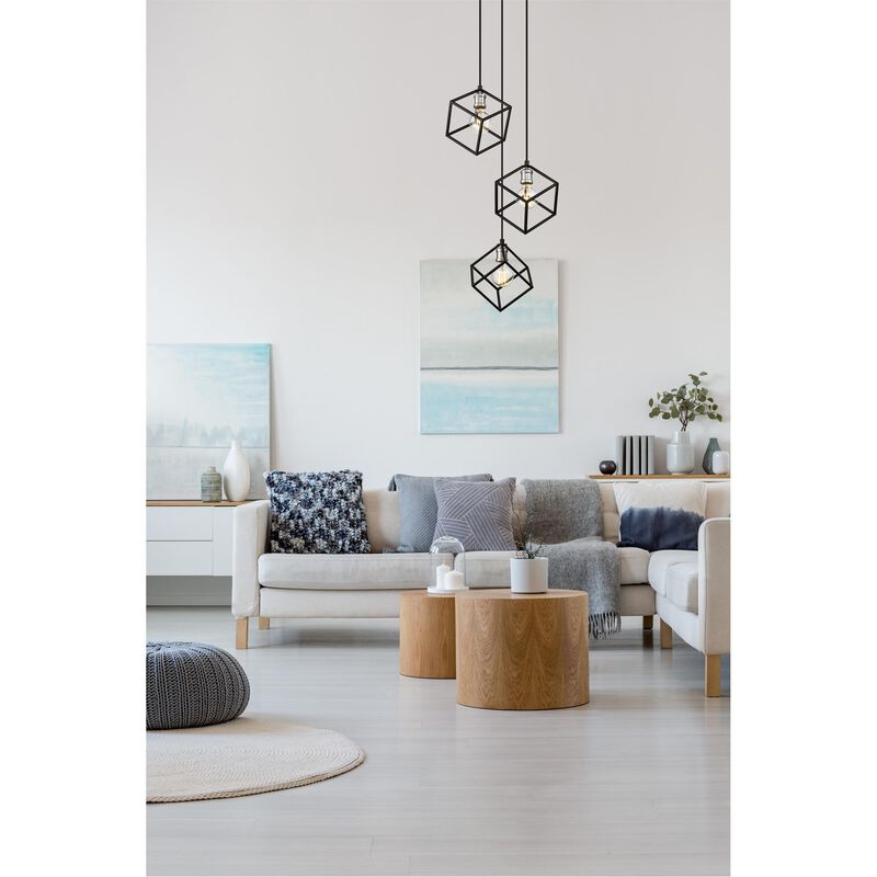 Vertical 18 Inch 3 Light Mini Chandelier by Z-Lite