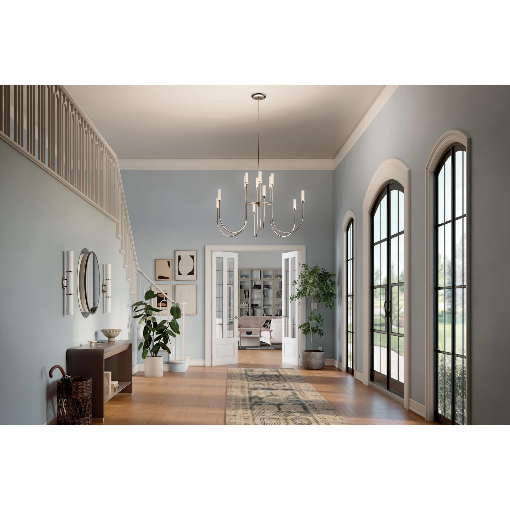 Shown in Polished Nickel finish