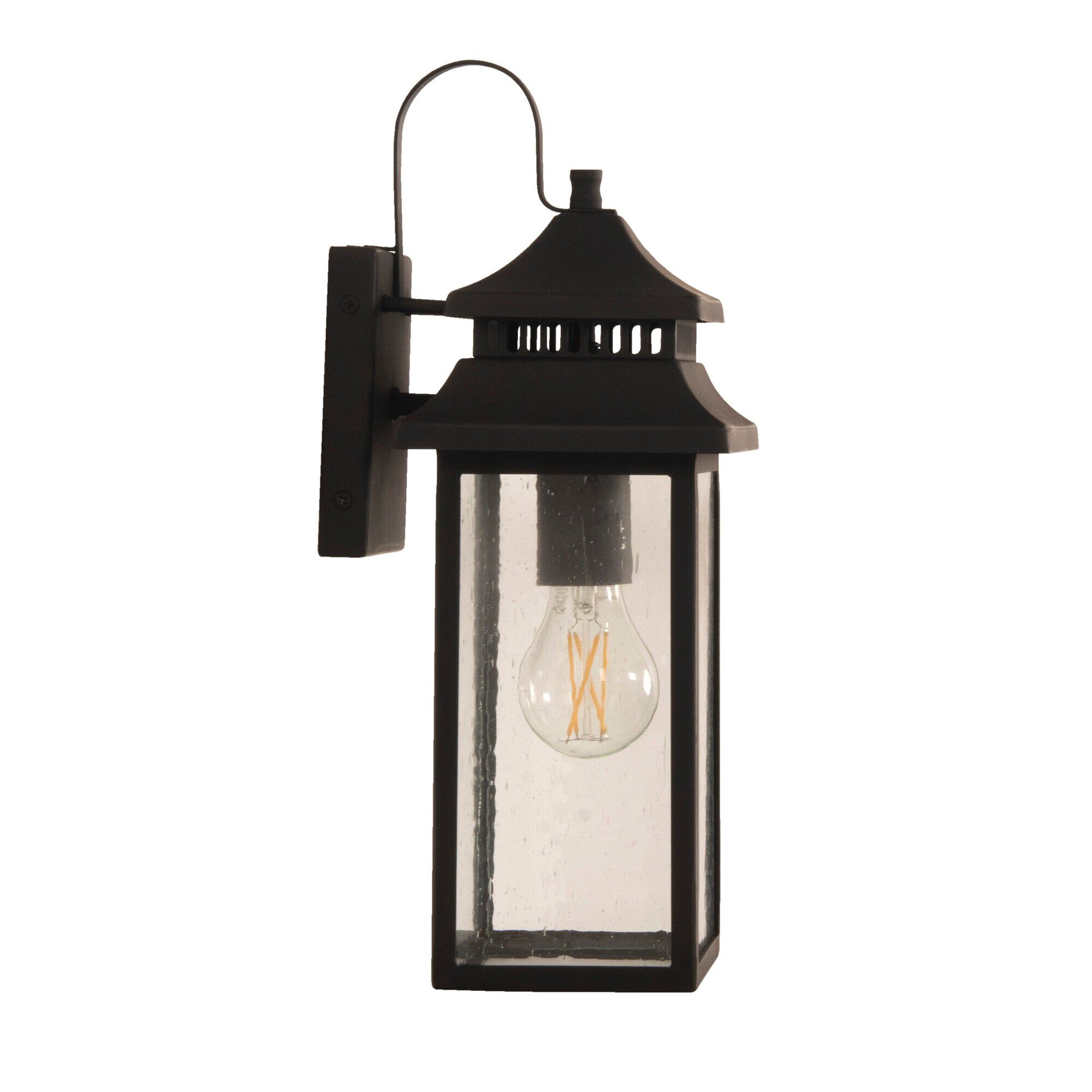 Shown in Dark Bronze Gilded finish and Rectangle glass