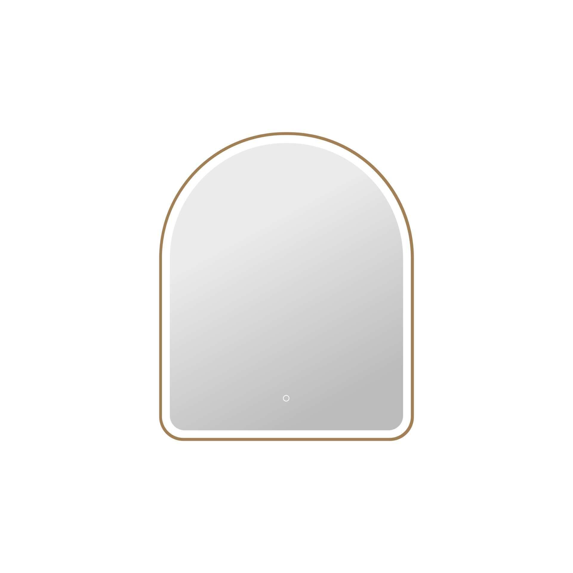 Harmoni 42 Inch Arched LED Lighted Mirror by Elegant Decor