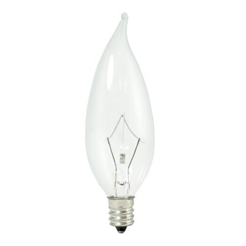 25 Watt CA10 Incandescent Light Bulb,