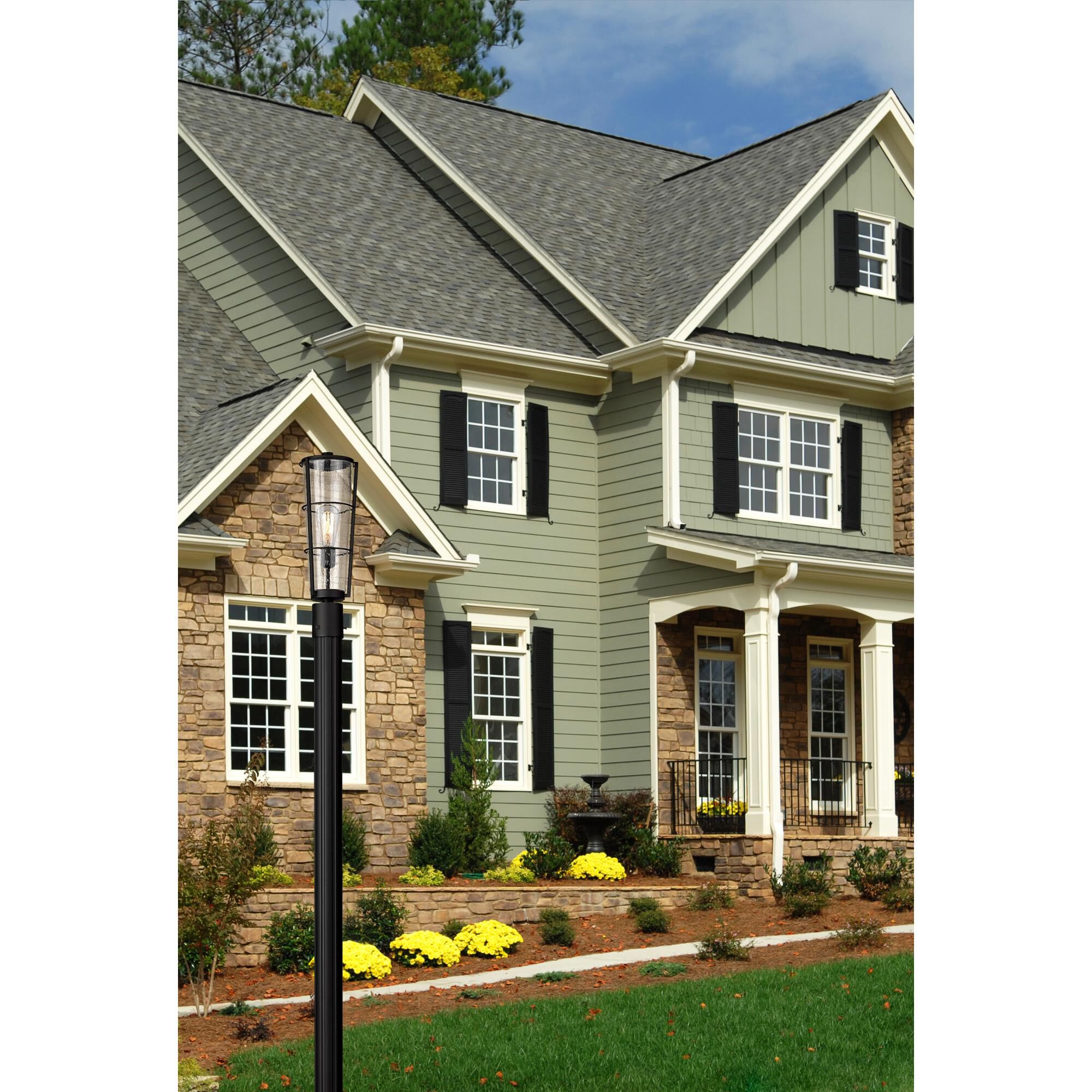 Z-Lite Helix 113 Inch Outdoor Post