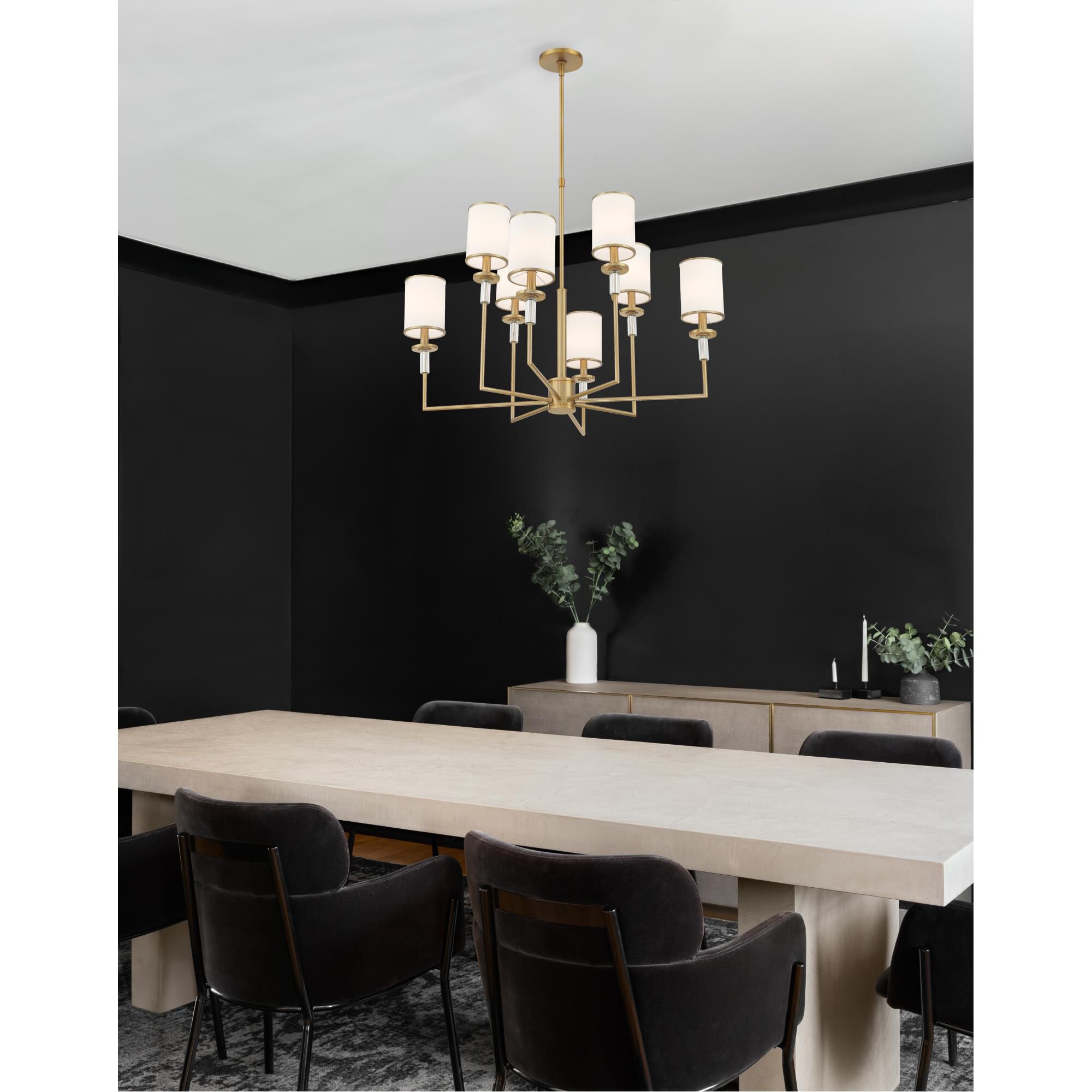 Hatfield 33 Inch Chandelier by Crystorama