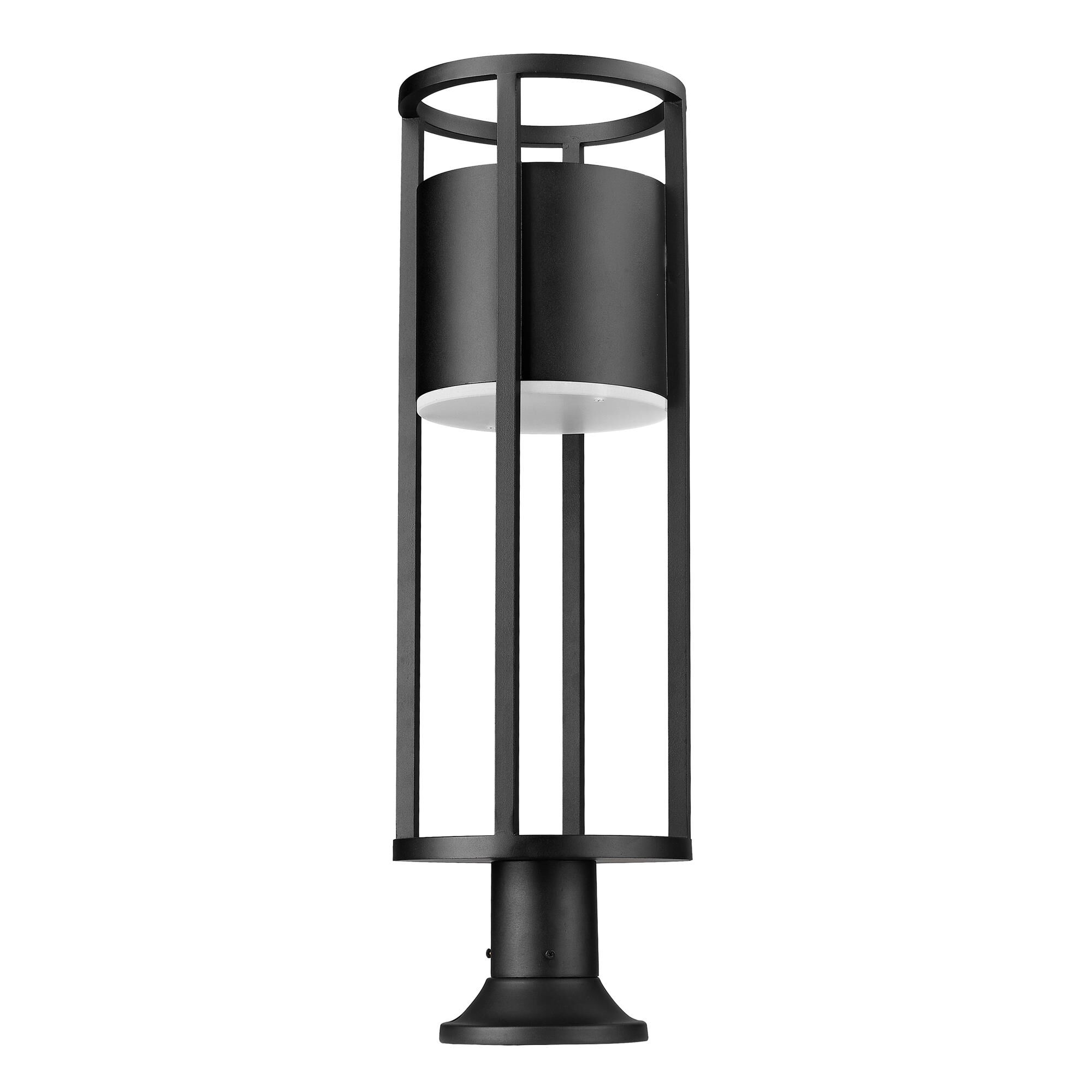 Shown in Black finish and Etched glass