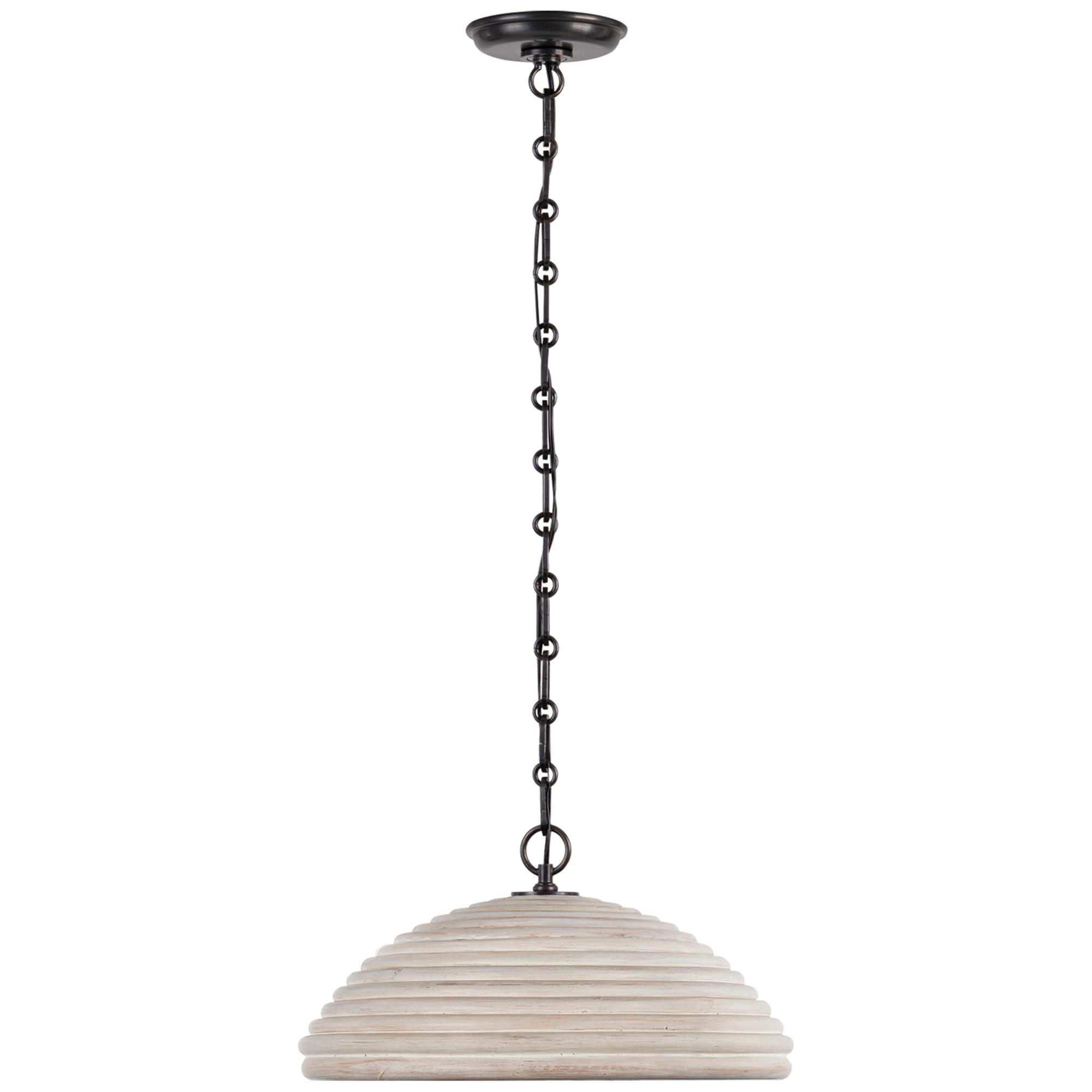 Shown in Bronze finish and Ash Rattan shade