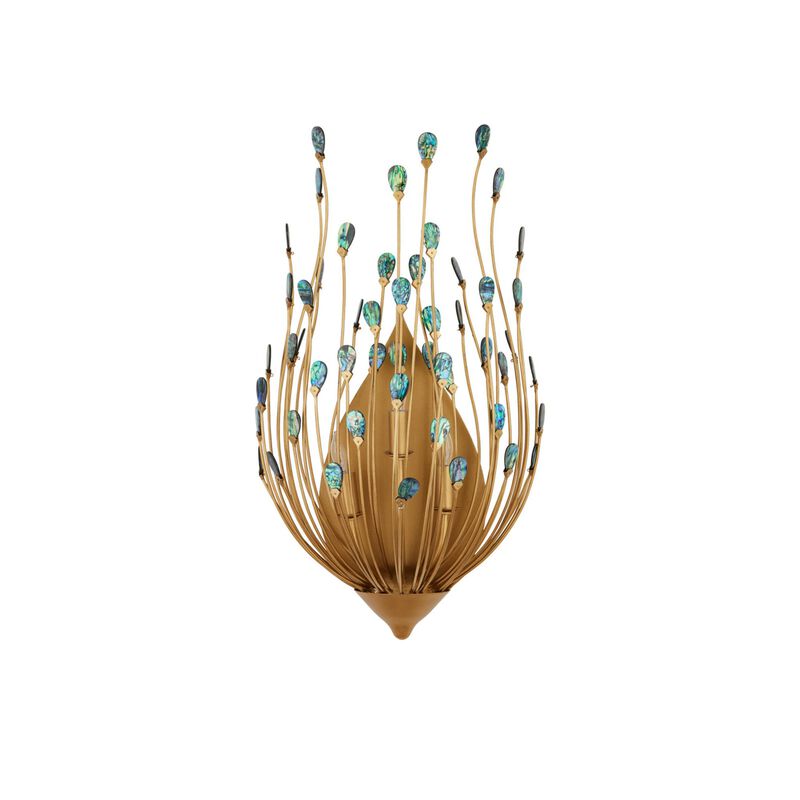 Delphos 14 Inch Wall Sconce by Currey and Company