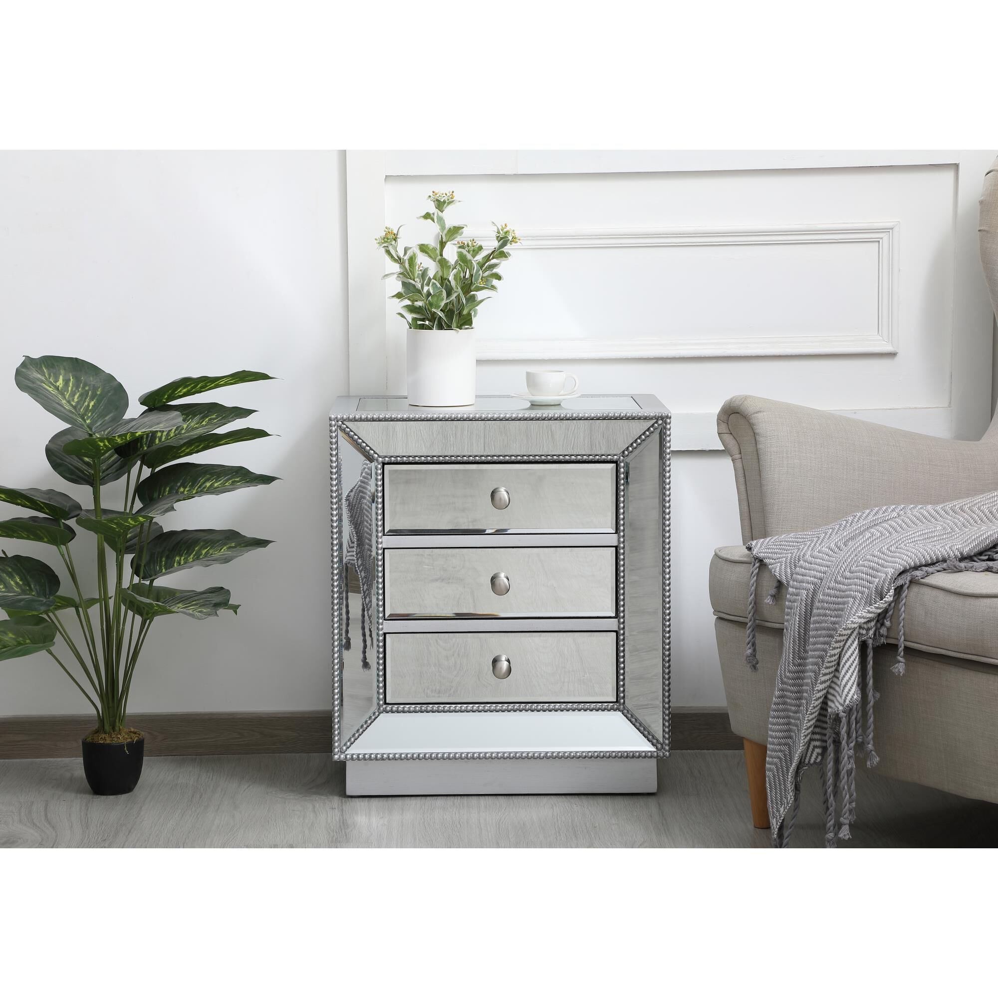 Remi End Table by Elegant Decor