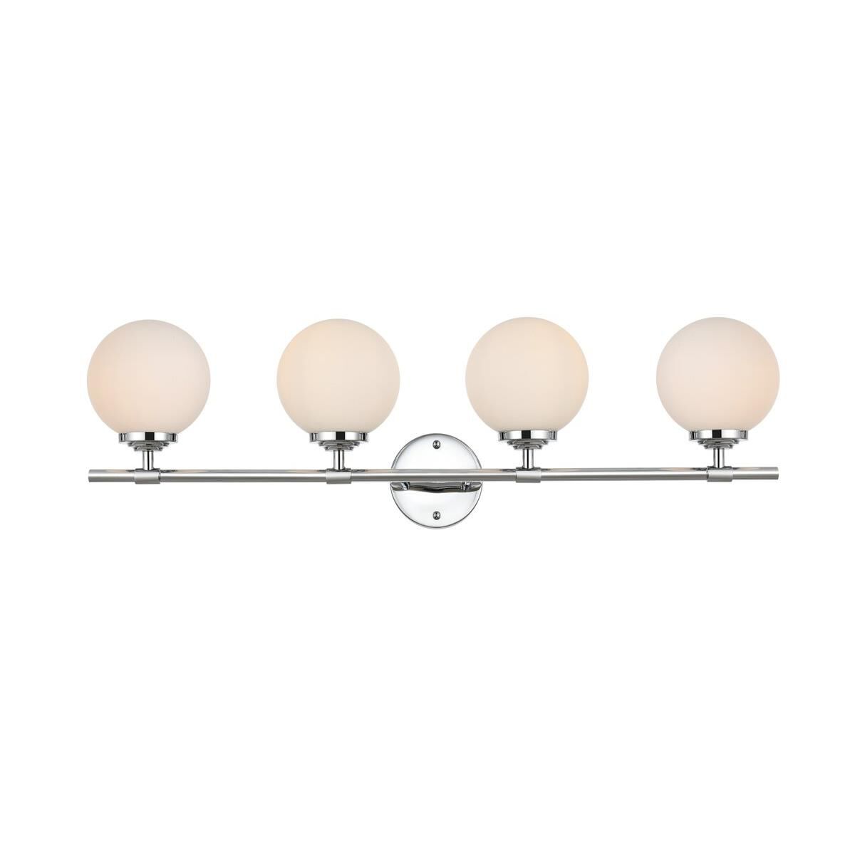 Ansley 33 Inch 4 Light Bath Vanity Light by Elegant Lighting