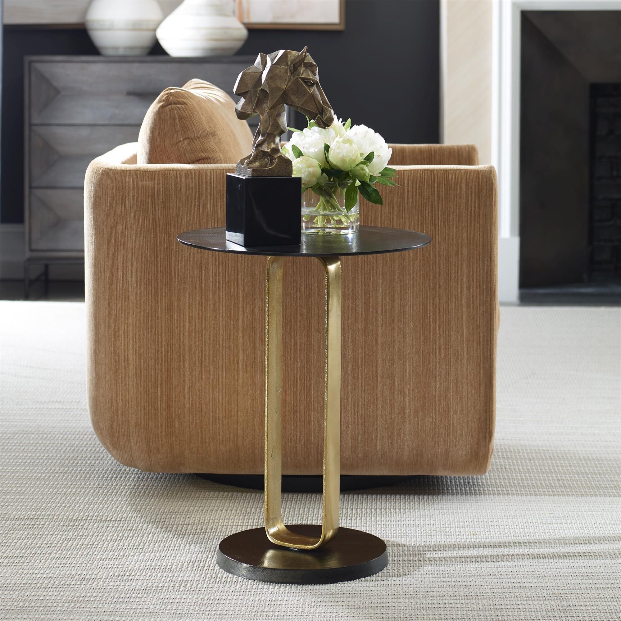 Shown in Brass finish