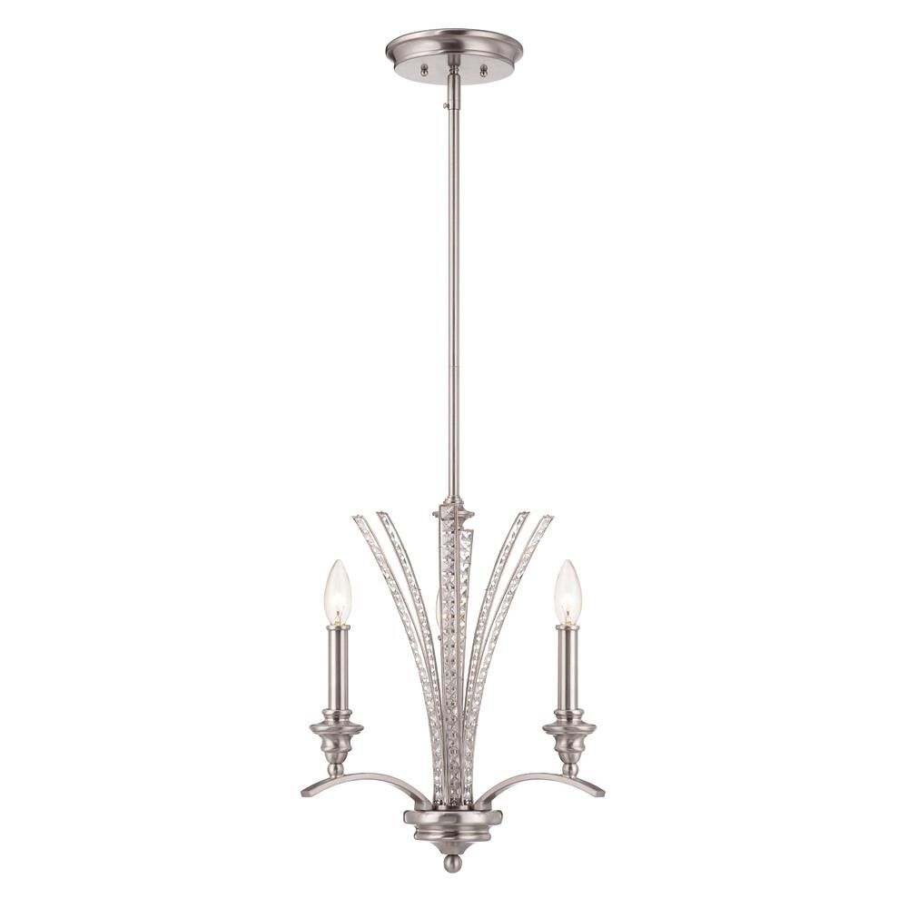 Grand Plazza 16 Inch 3 Light Mini Chandelier by Designers Fountain