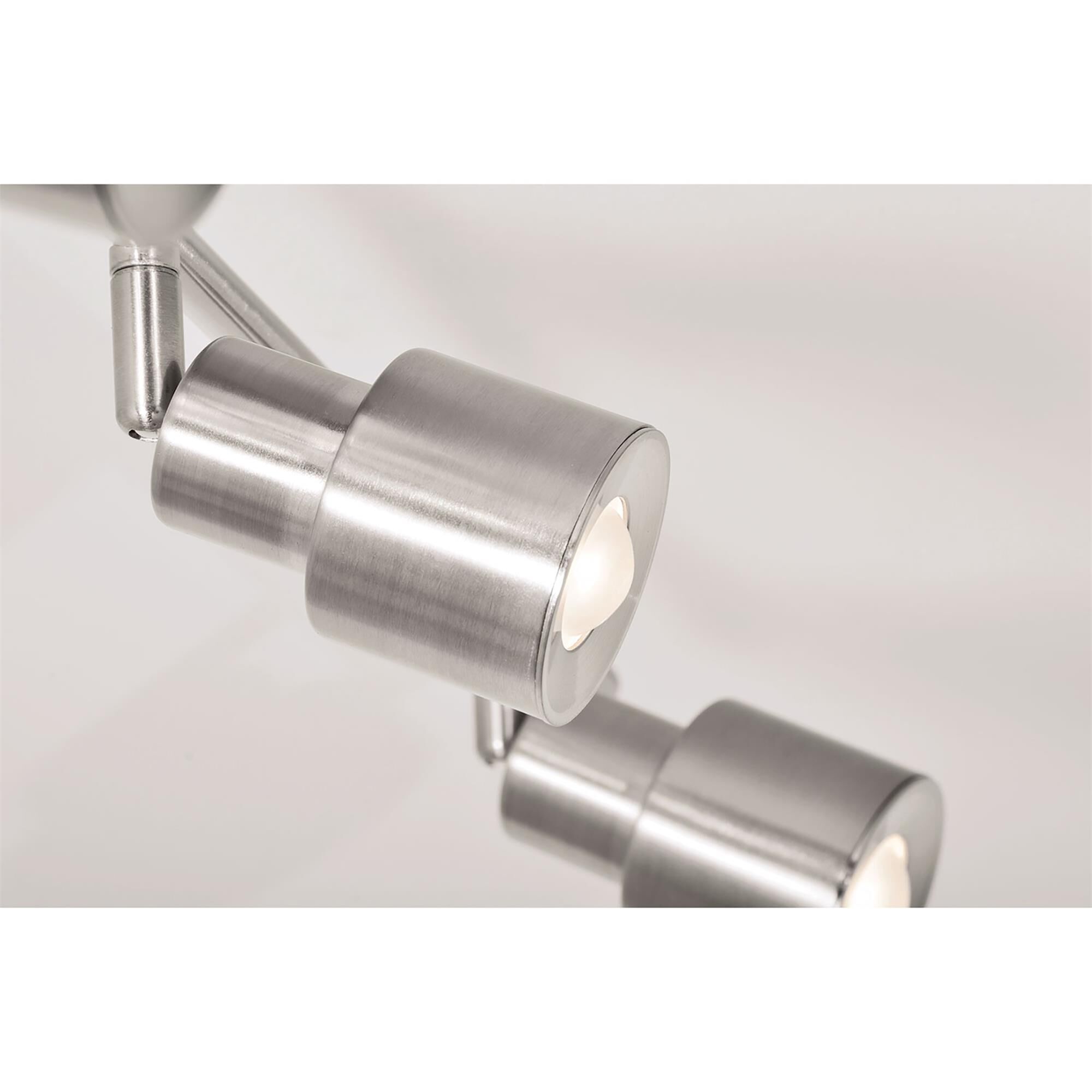 Shown in Satin Nickel finish and Satin Nickel, Frosted Steel, Acrylic shade and No Accent accent